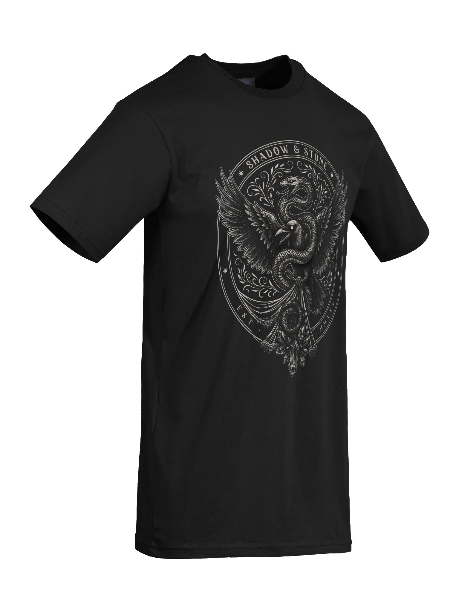 The Nocturnal Pact // Serpent & Raven Heavyweight Tee product image (8)