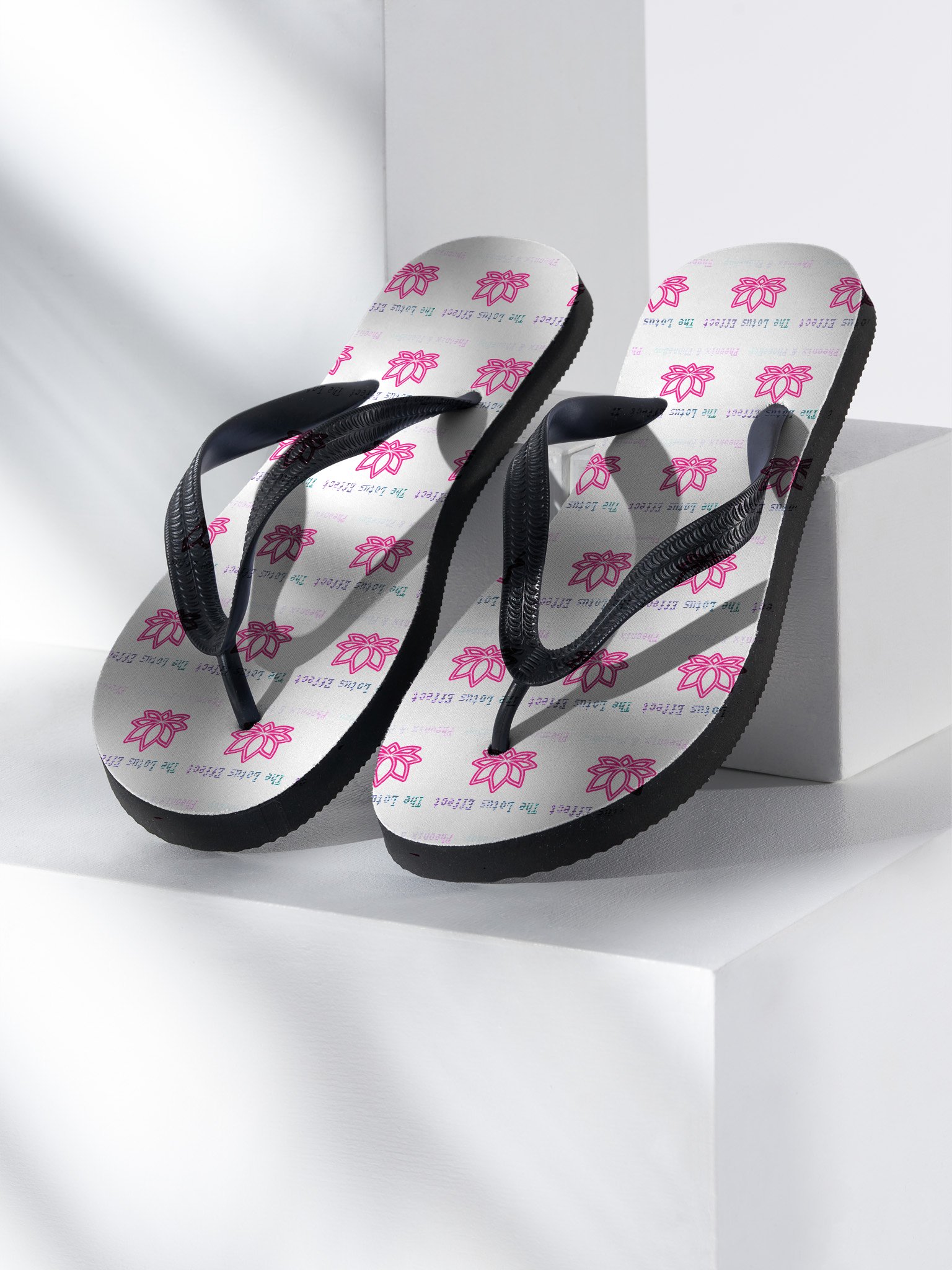 Lotus Effect Multi-Logo Flip Flops product image (1)