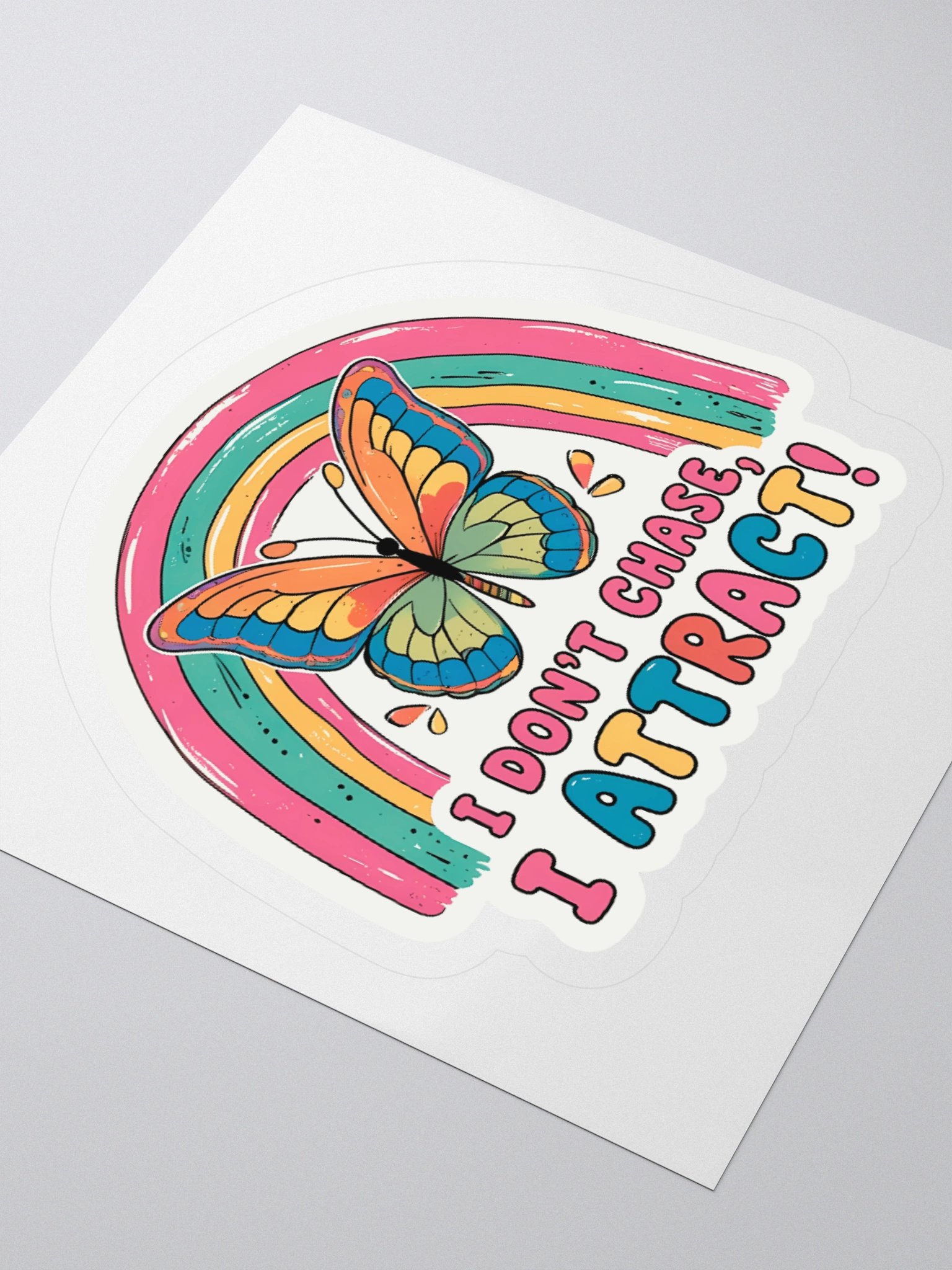 Vibrant Butterfly Attraction Stickers product image (7)