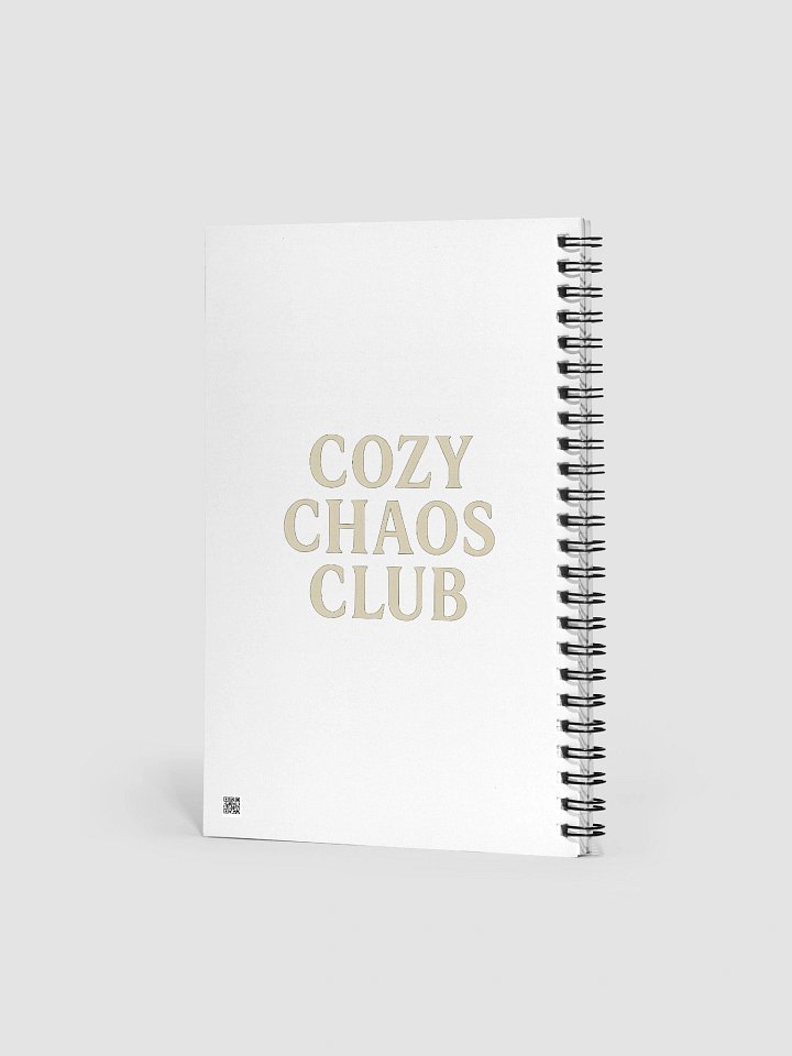 Cozy Chaos Club Spiral Notebook product image (2)