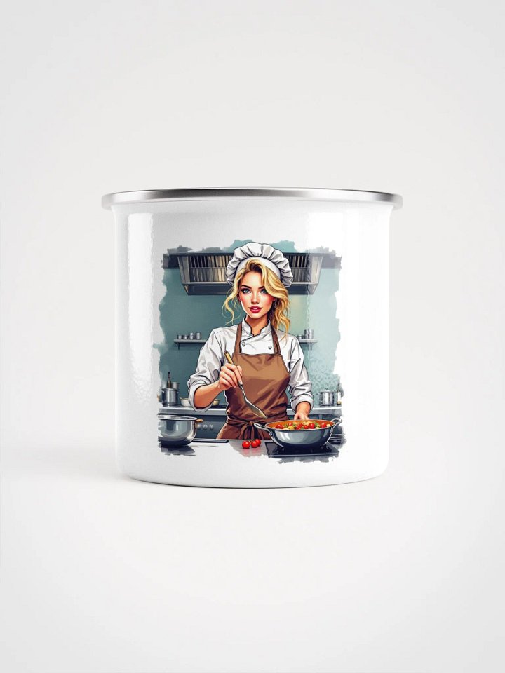 Kitchen Adventure Enamel Mug product image (2)