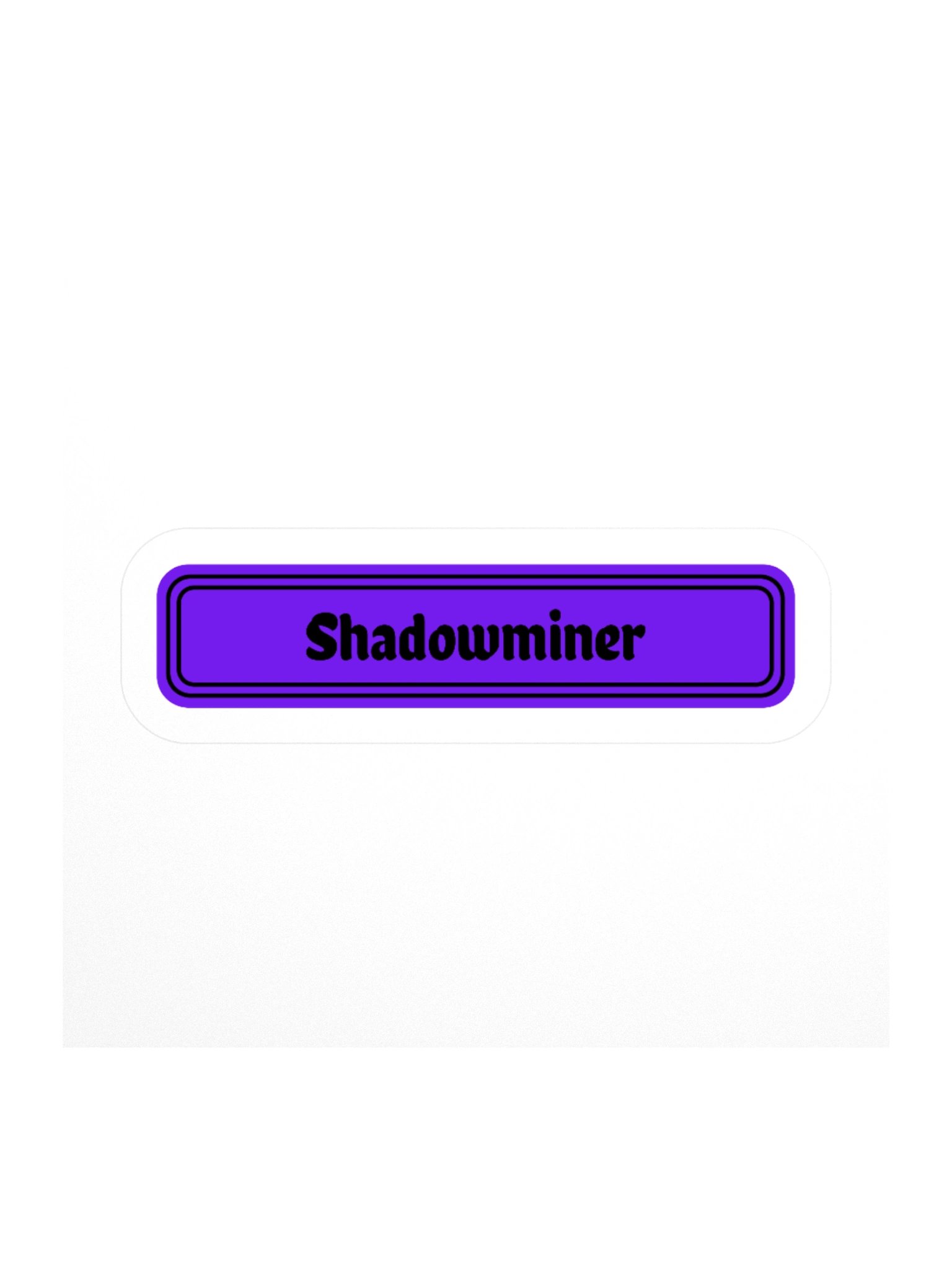 Shadowminer Sticker product image (1)