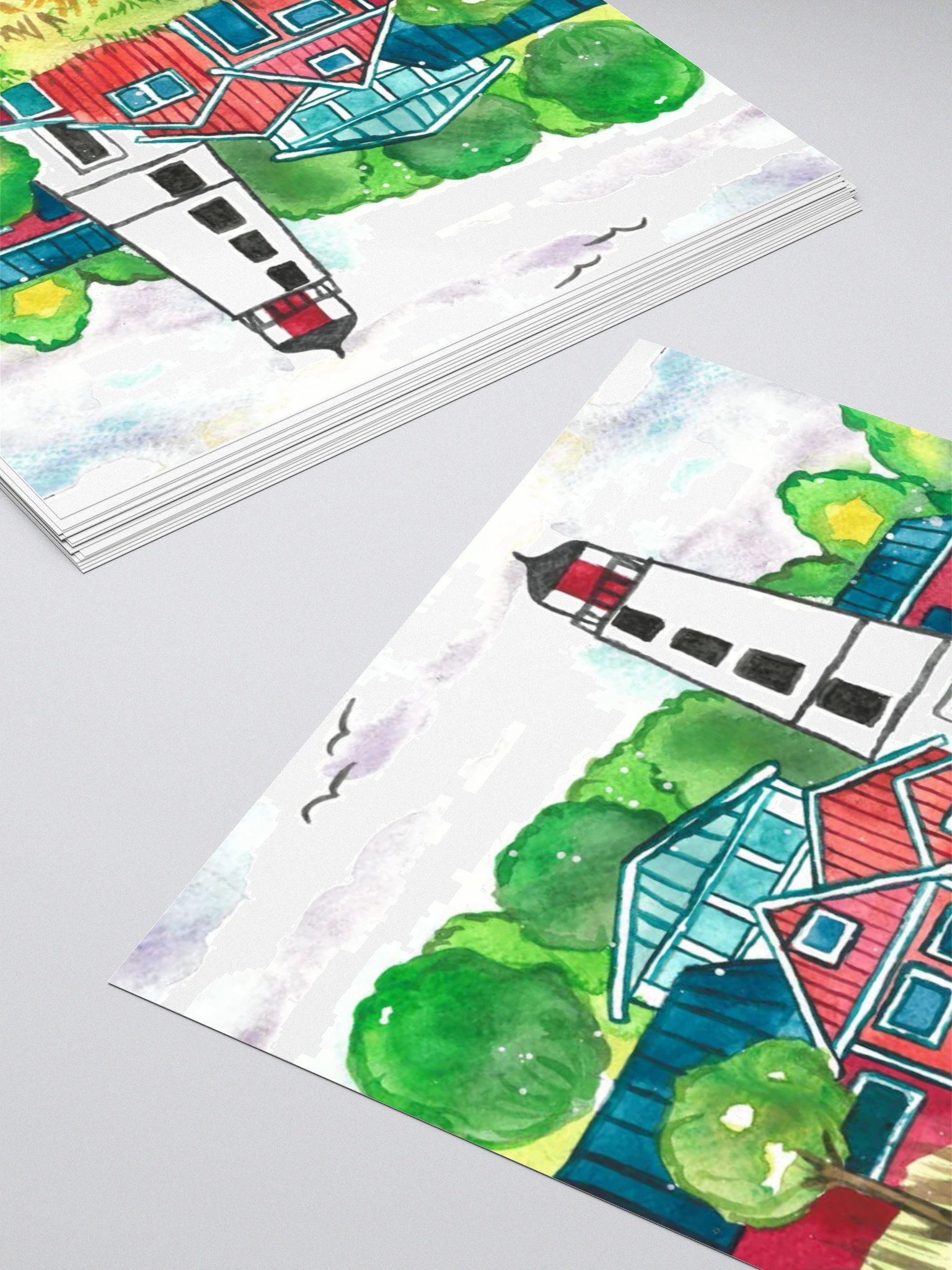 Fishing Village Sticker product image (12)