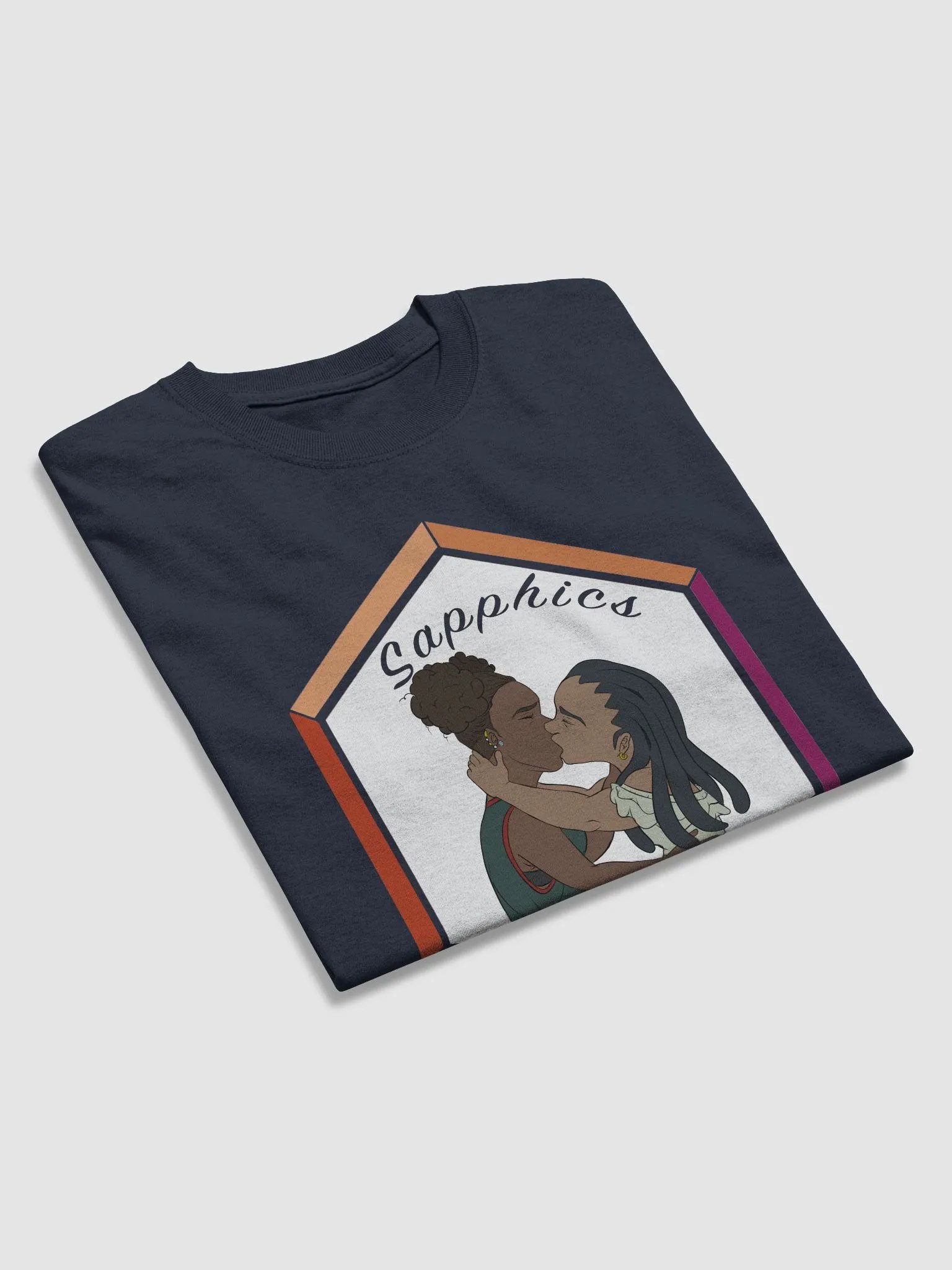 06 Sapphics Only Cotton Tee product image (24)
