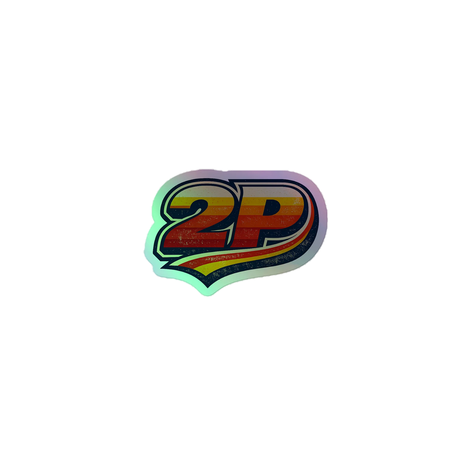 Retro 2P Holographic Sticker Set product image (1)