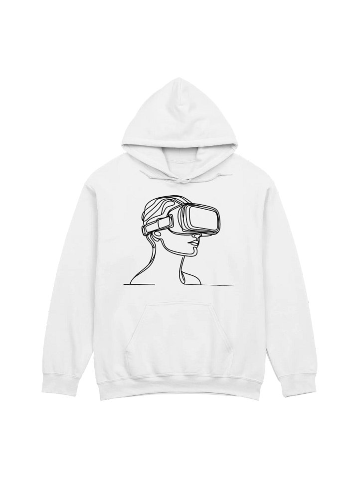 VR headset Line Art Comfort Hoodie product image (1)
