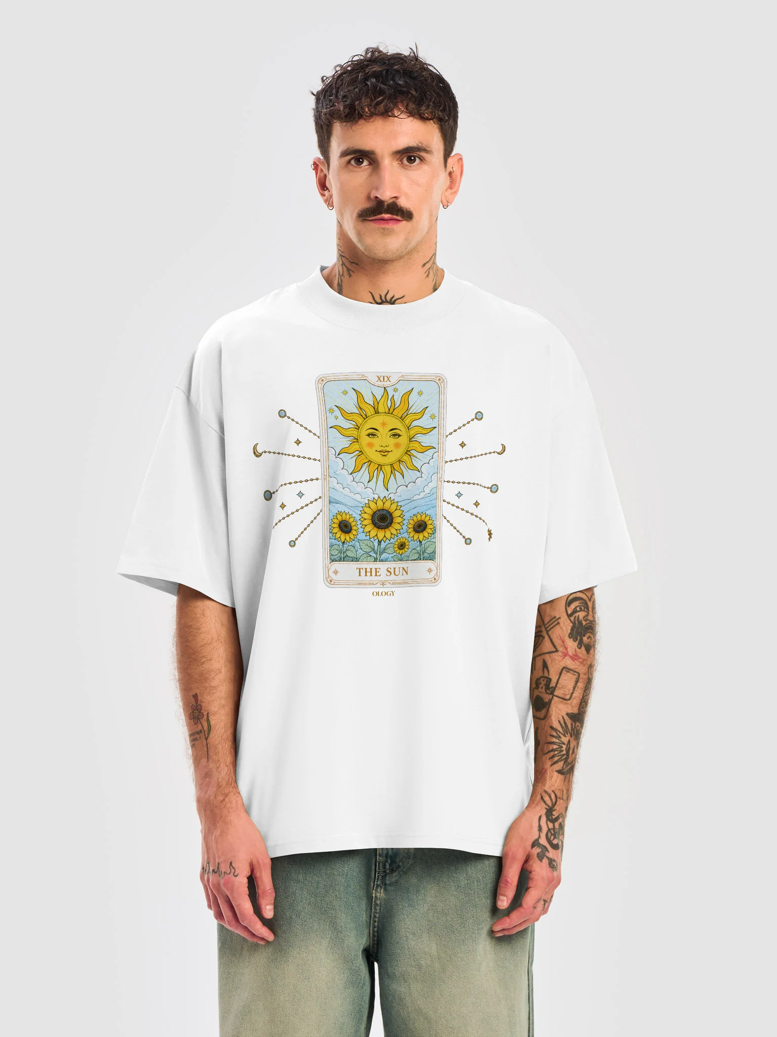 The Sun Tarot Oversized Tee product image (3)