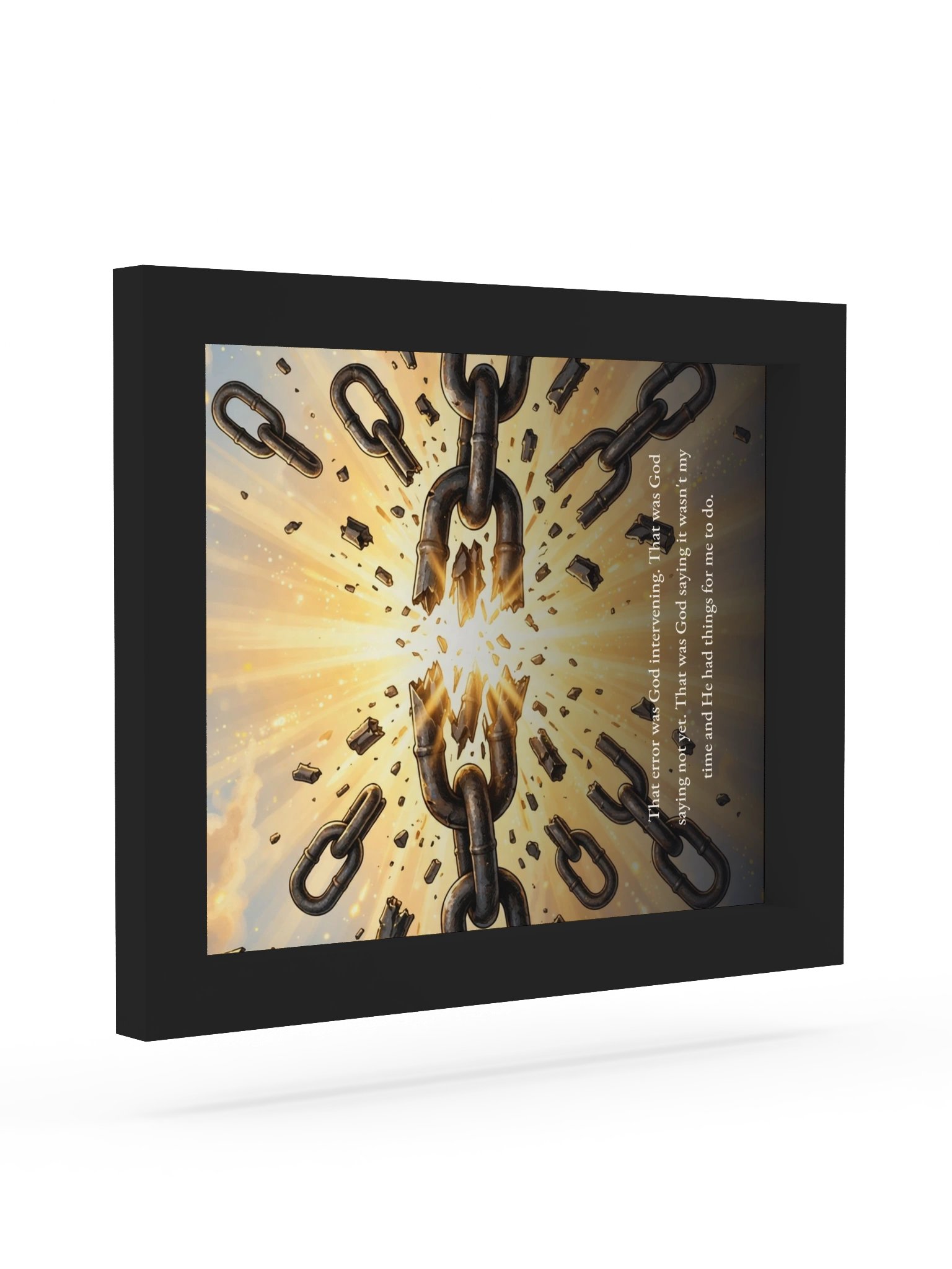 God Intervening Framed Wall Art product image (7)