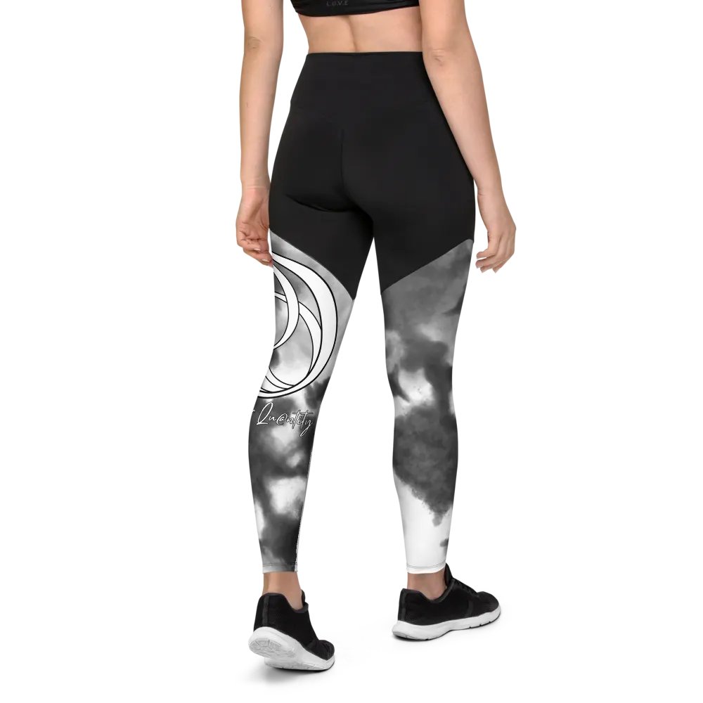Women's Sport Leggings (Partly Cloudy) product image (5)