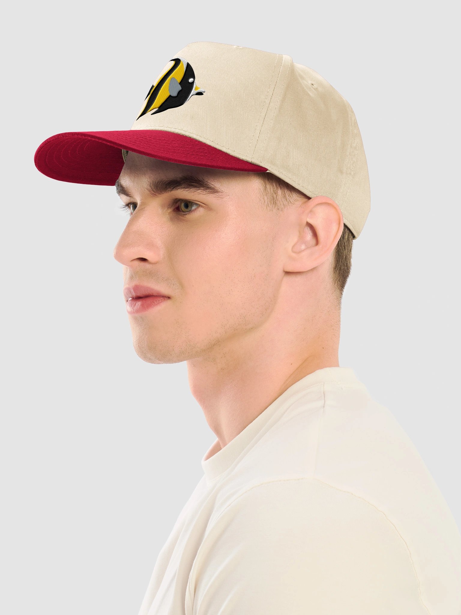 Moorish Idol Mid-Profile Baseball Cap (Embroidered) for Reef and Marine Aquarium Lovers product image (3)