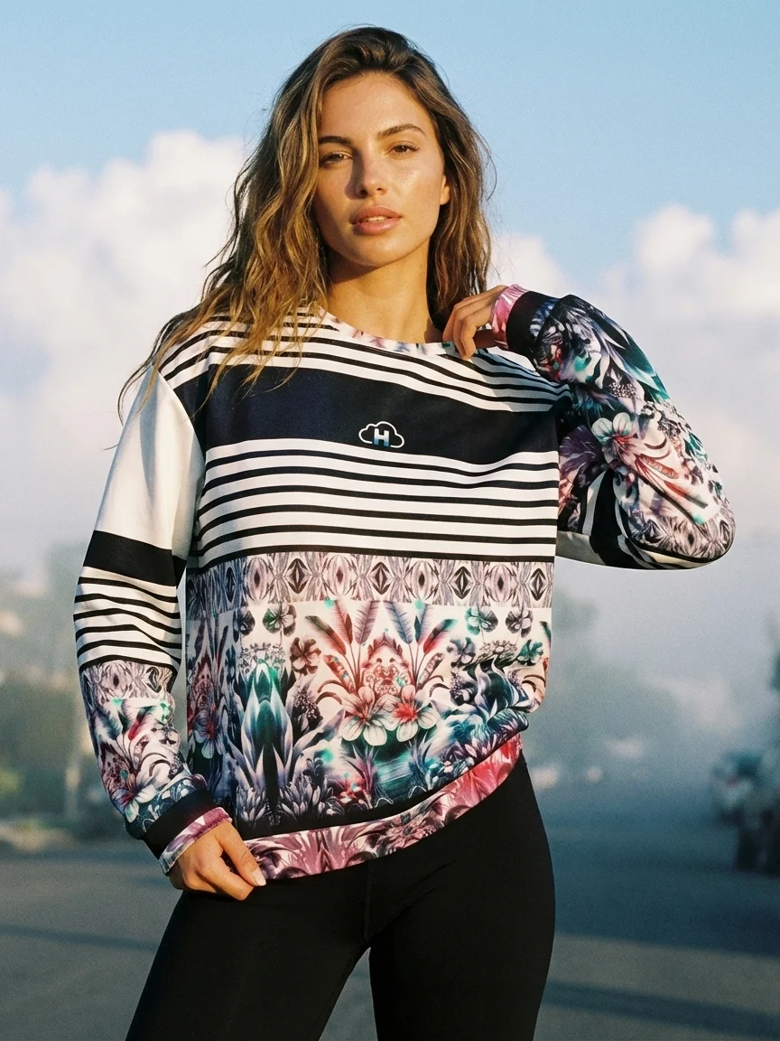 Strand Bleu 25-Recycled Unisex Sweatshirt product image (1)