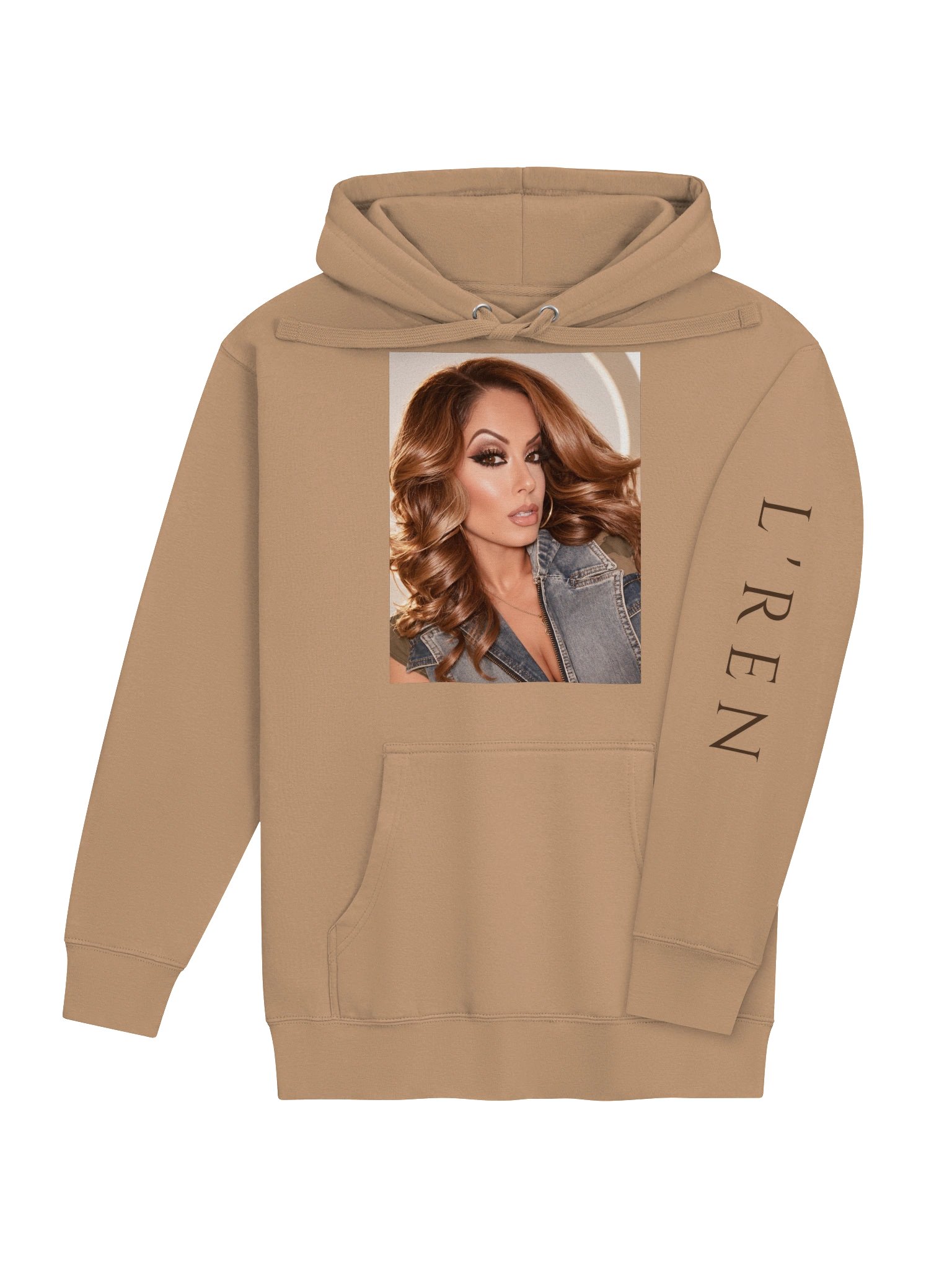 MADE FOR THIS Portrait Hoodie — Latte product image (4)