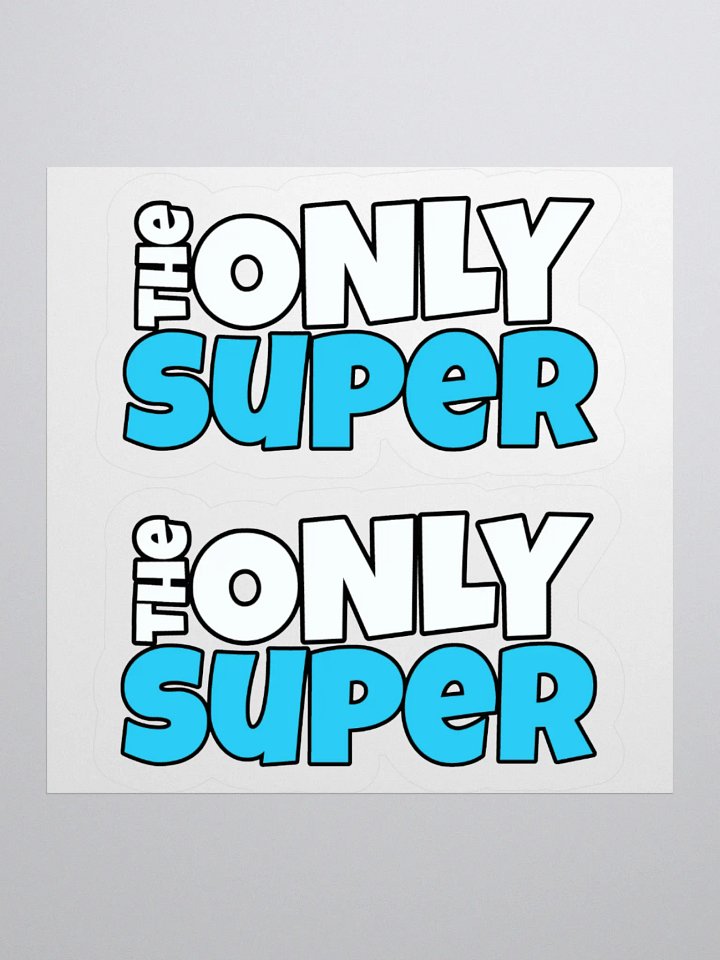 TheOnlySuper - Kiss Cut Stickers product image (3)