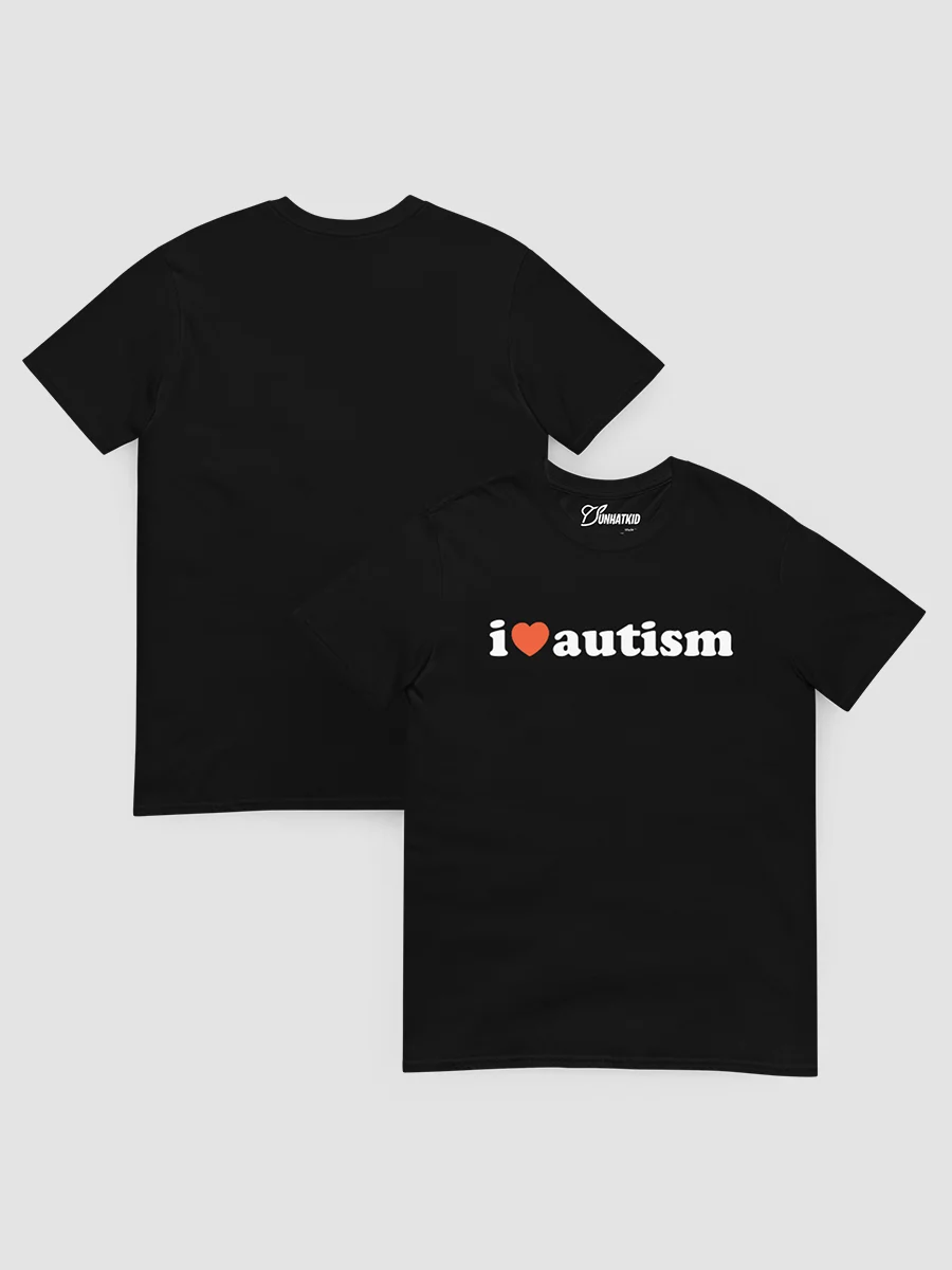 I Heart Autism Black Tee product image (4)