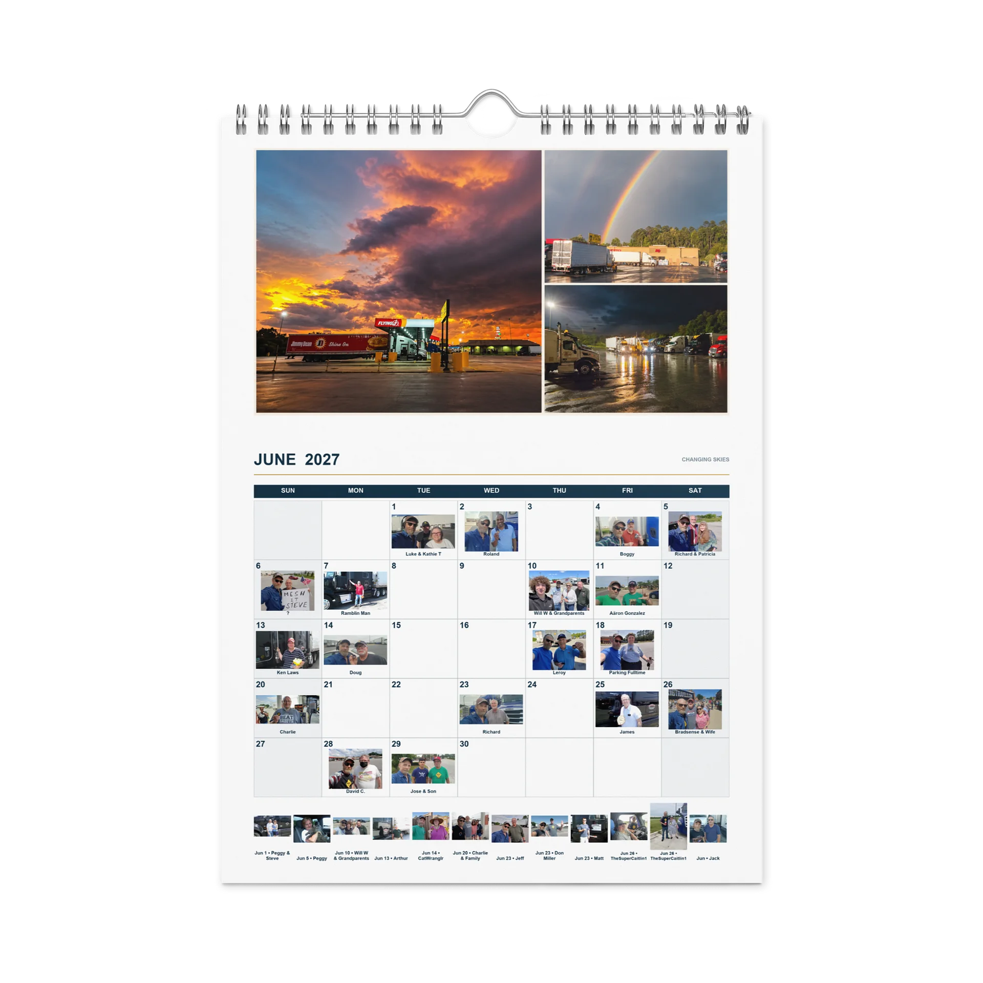 2027 BigRigTravels Special Road Crew Calendar — Trucking Edition product image (14)