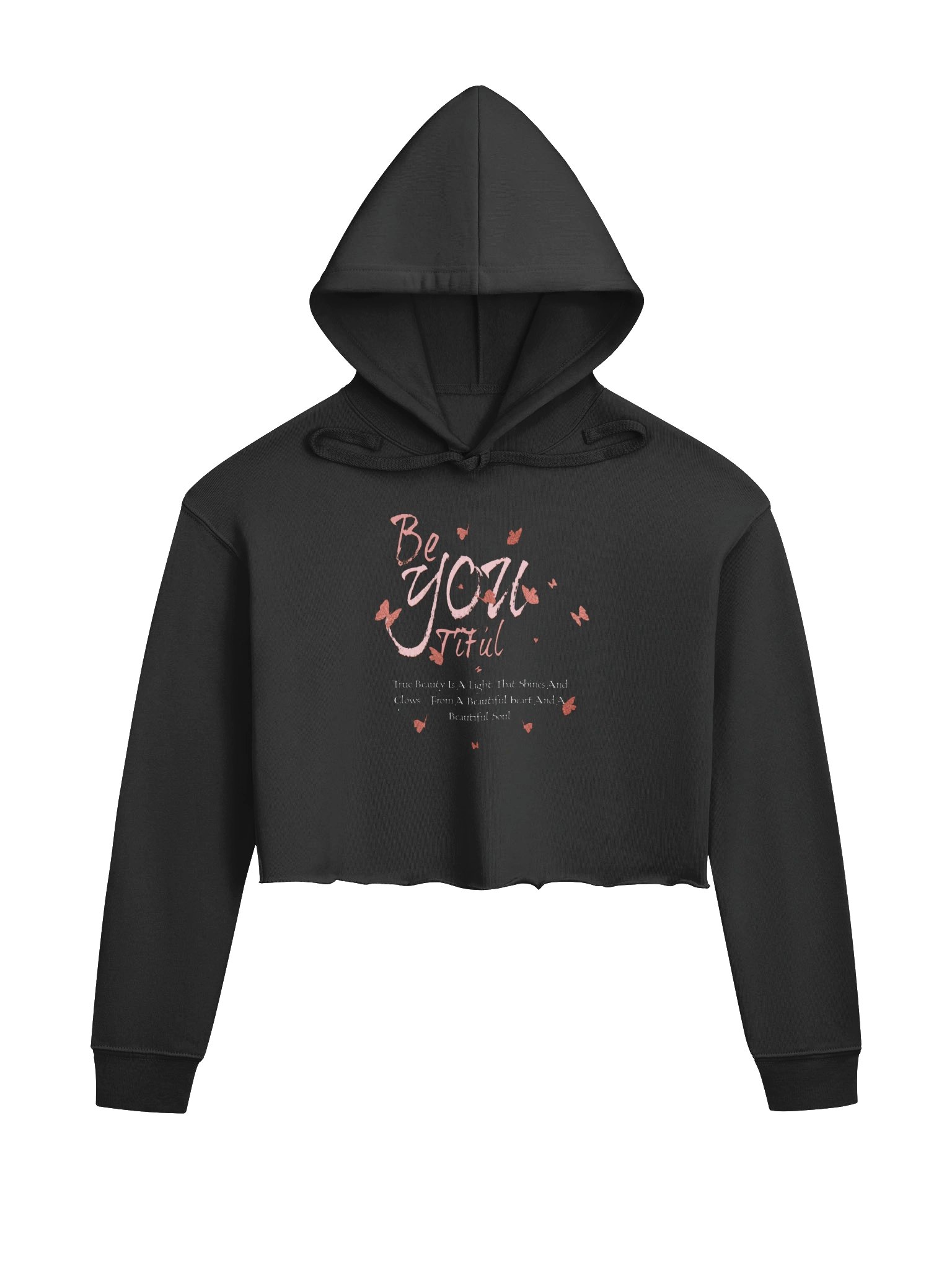 Be-You-Tiful Butterfly Crop Hoodie product image (1)