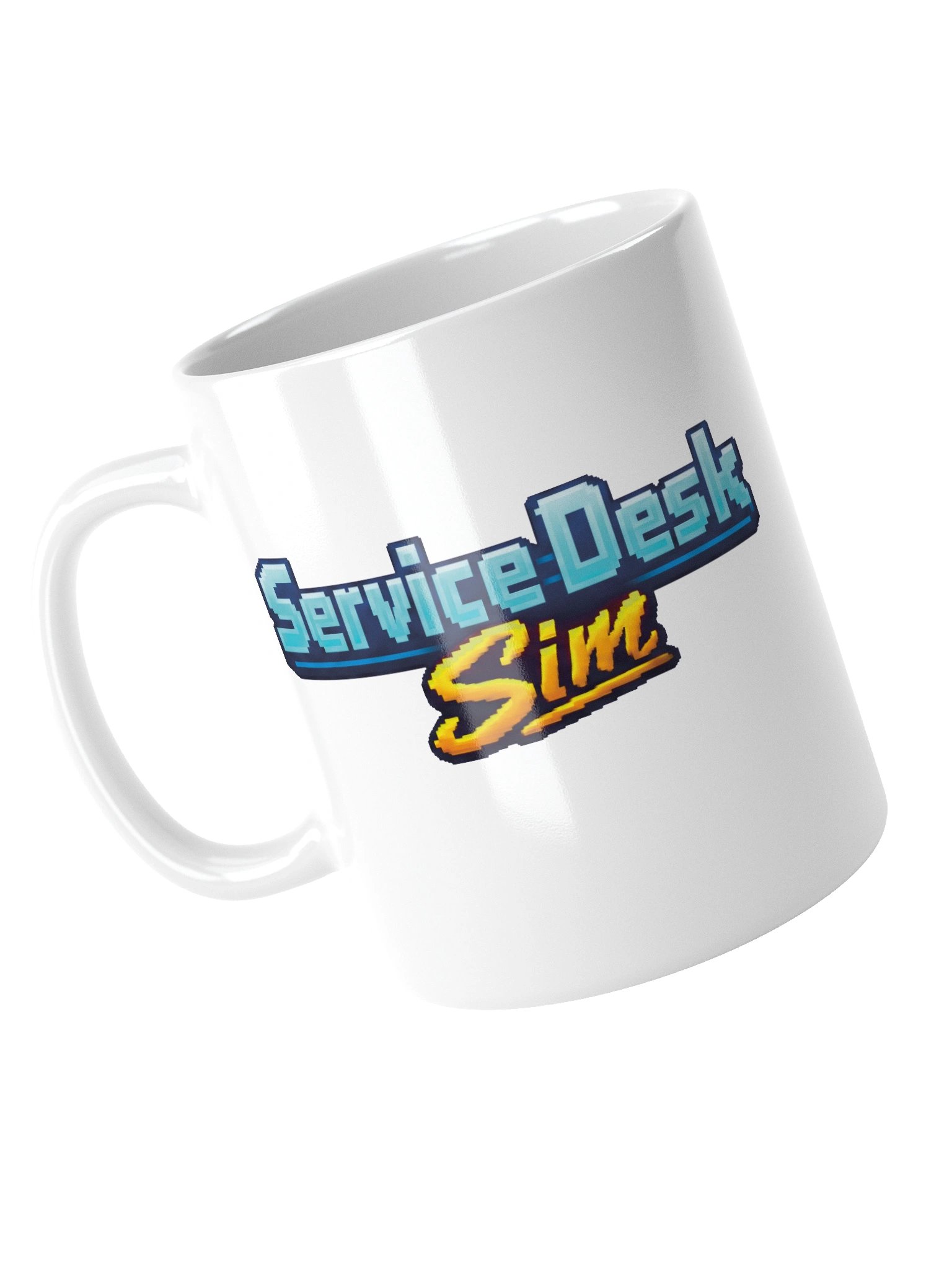 Service Desk Sim Logo White Mug product image (5)