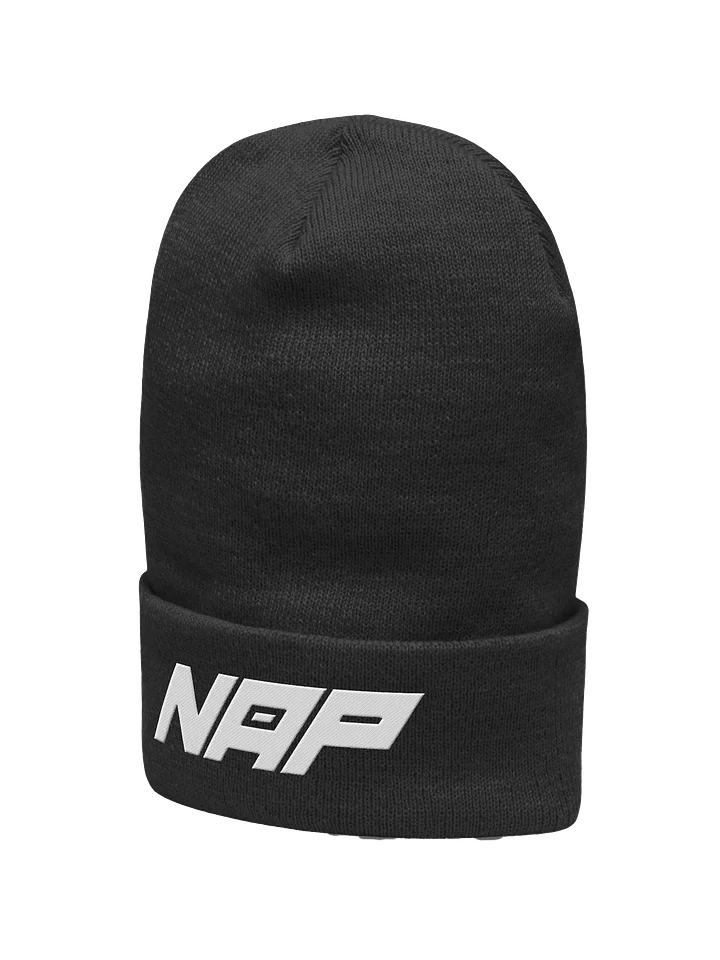 Letters Folded Beanie - Black product image (2)
