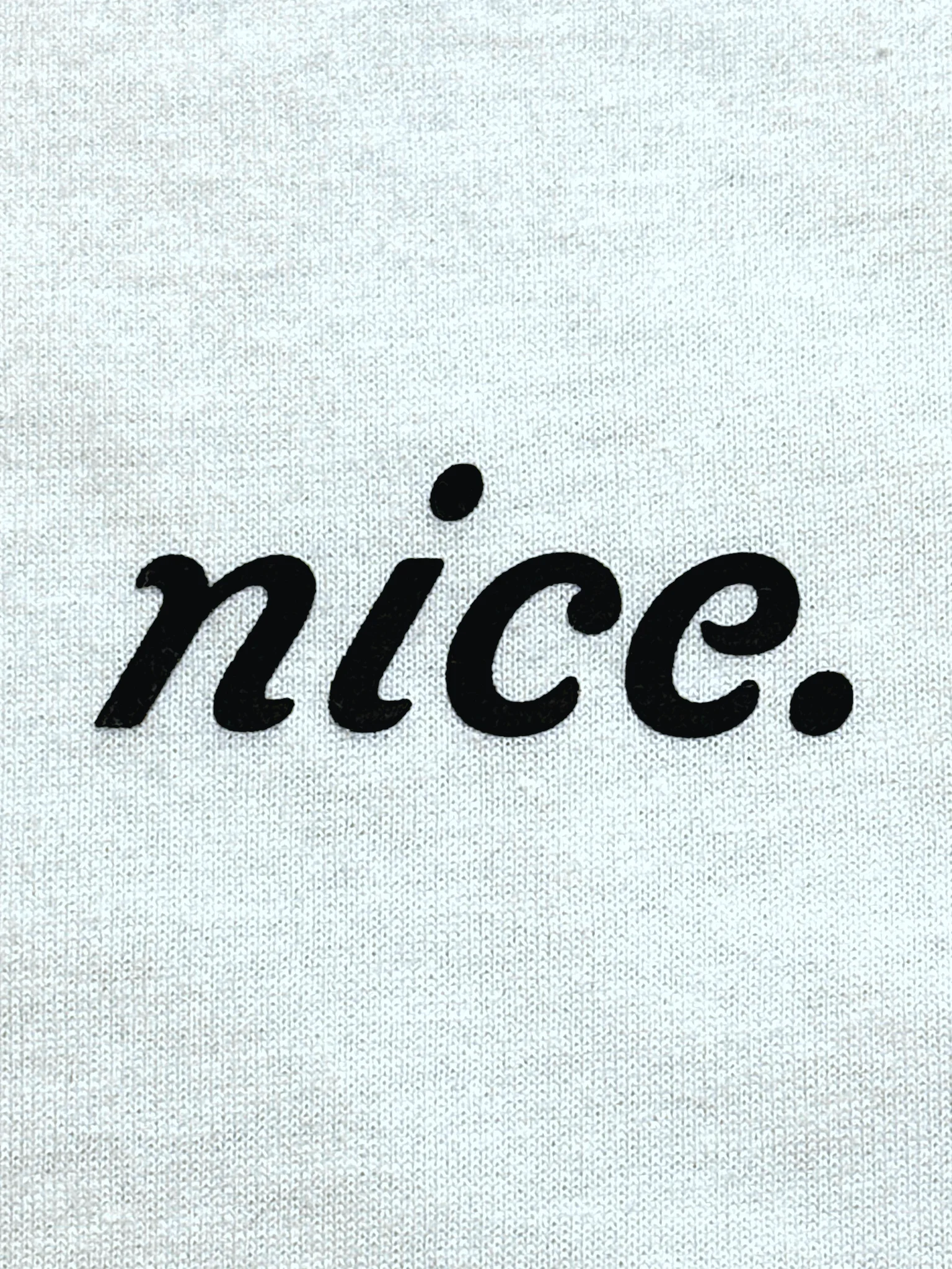 Nice. Classic White Tee product image (2)