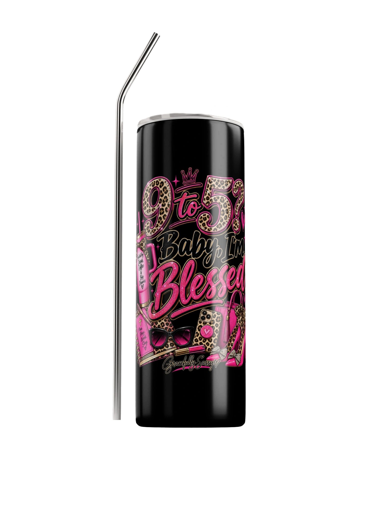 9 to 5? Baby, I’m Blessed Tumbler product image (2)