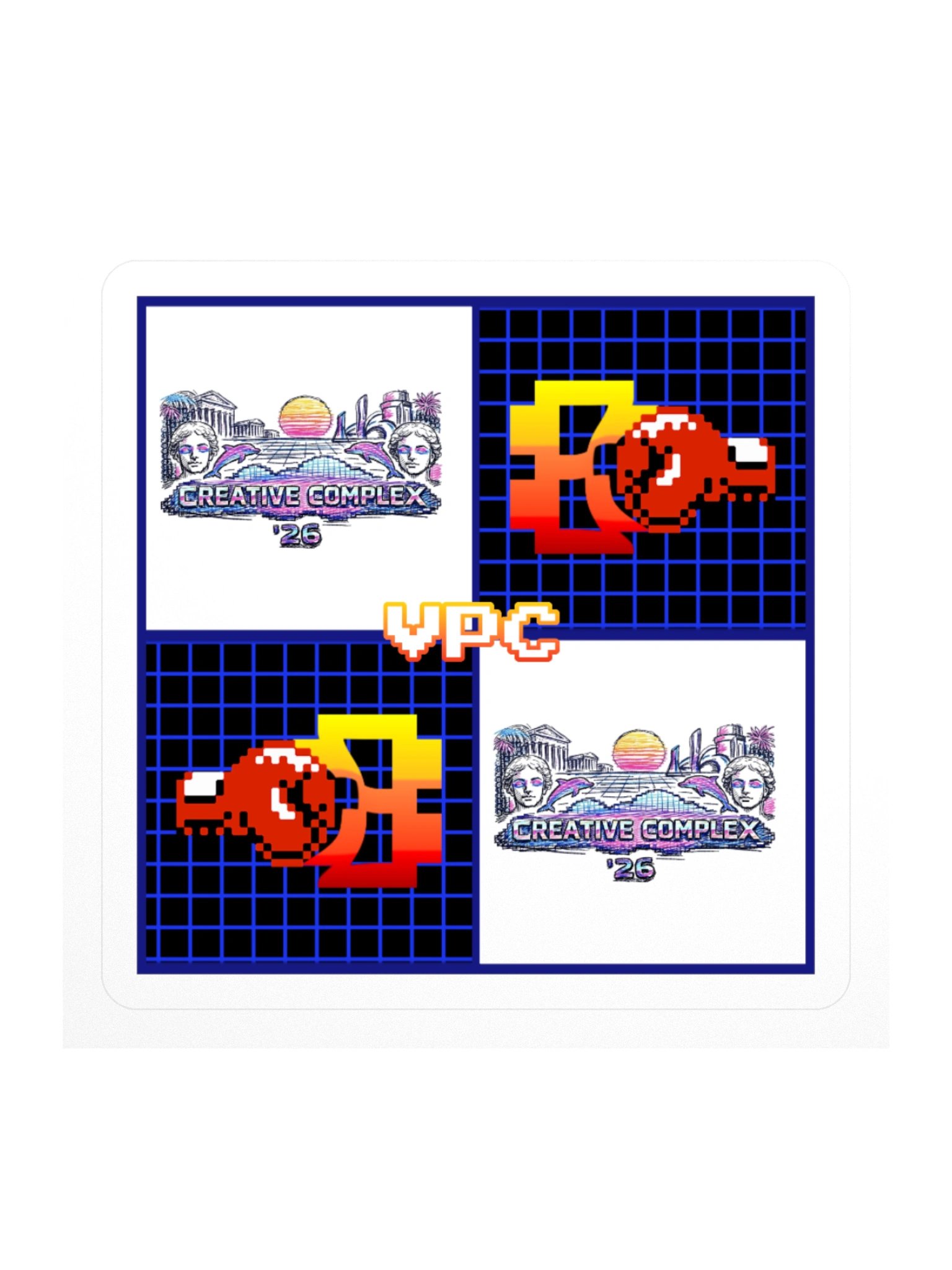 the creative complex '26 vpc fan sticker product image (2)