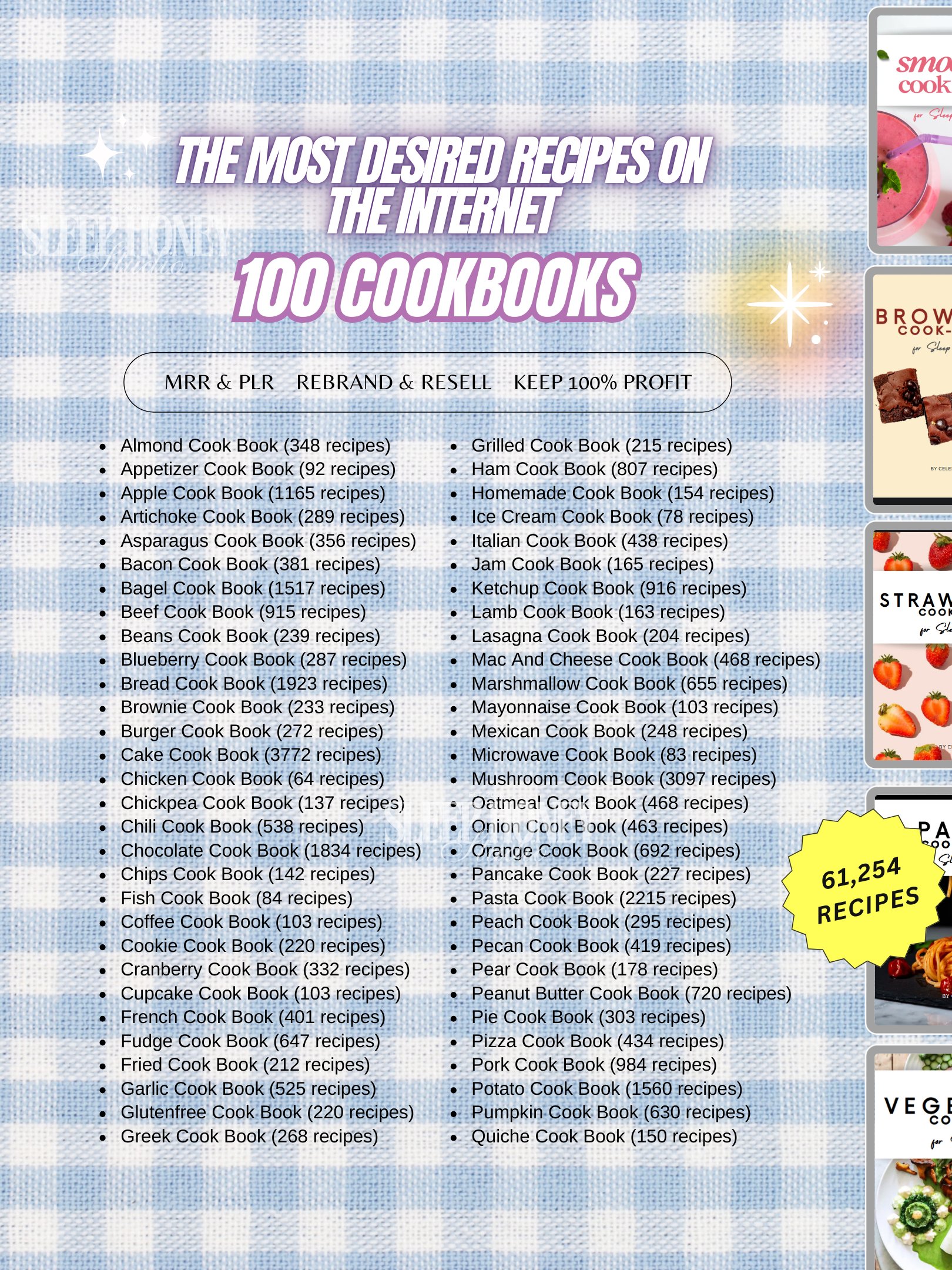 CookBook Bundle 100 Digital CookBook With Resell Rights product image (5)