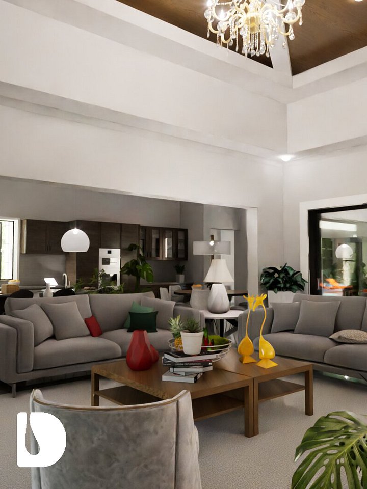 Architectural design for 3 Bedroom Family Home ONE STOREY DA13501A product image (2)
