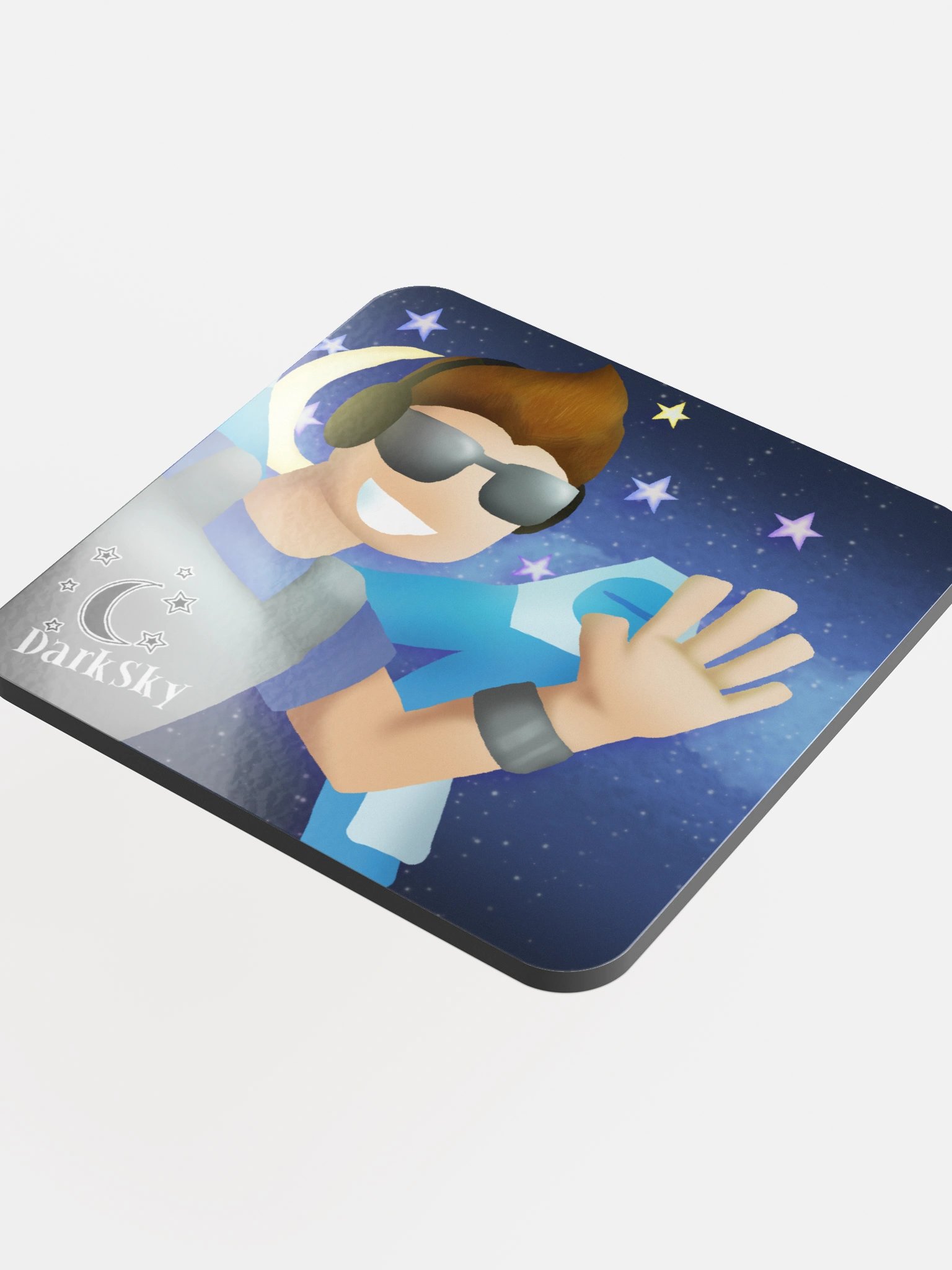 DarkSky Glossed Cork Coaster product image (4)