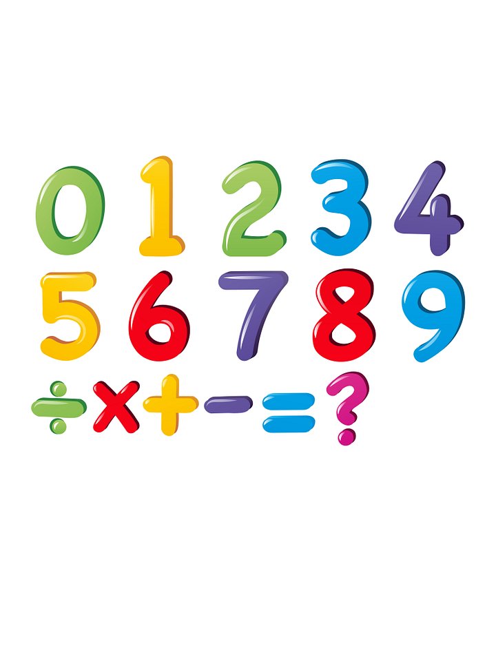 Numbers SVG, Number 1 SVG, Vector, kid number set, real numbers, preschool, children, math symbols, kids Shirt numbers, Cricut Cutting File. product image (2)