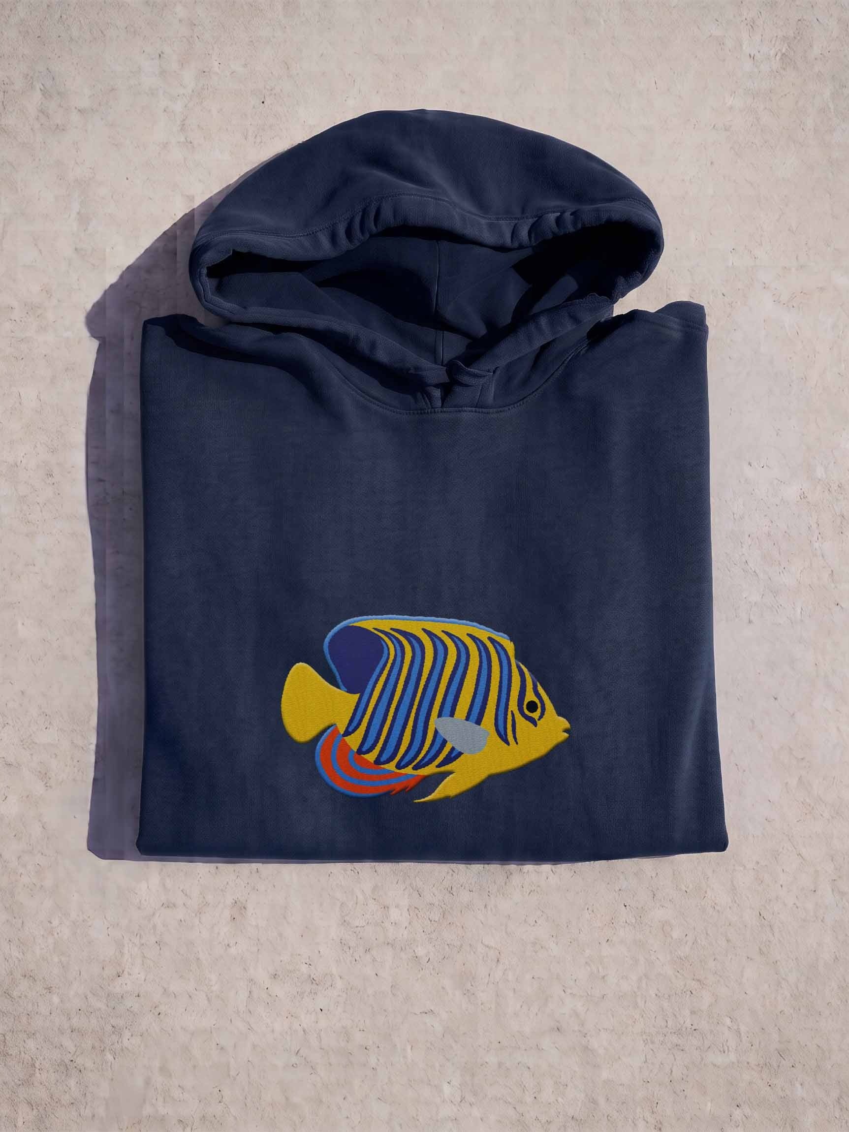 Regal Angelfish Premium Hooded Sweatshirt (Embroidered) for Reef and Marine Aquarium Lovers product image (1)