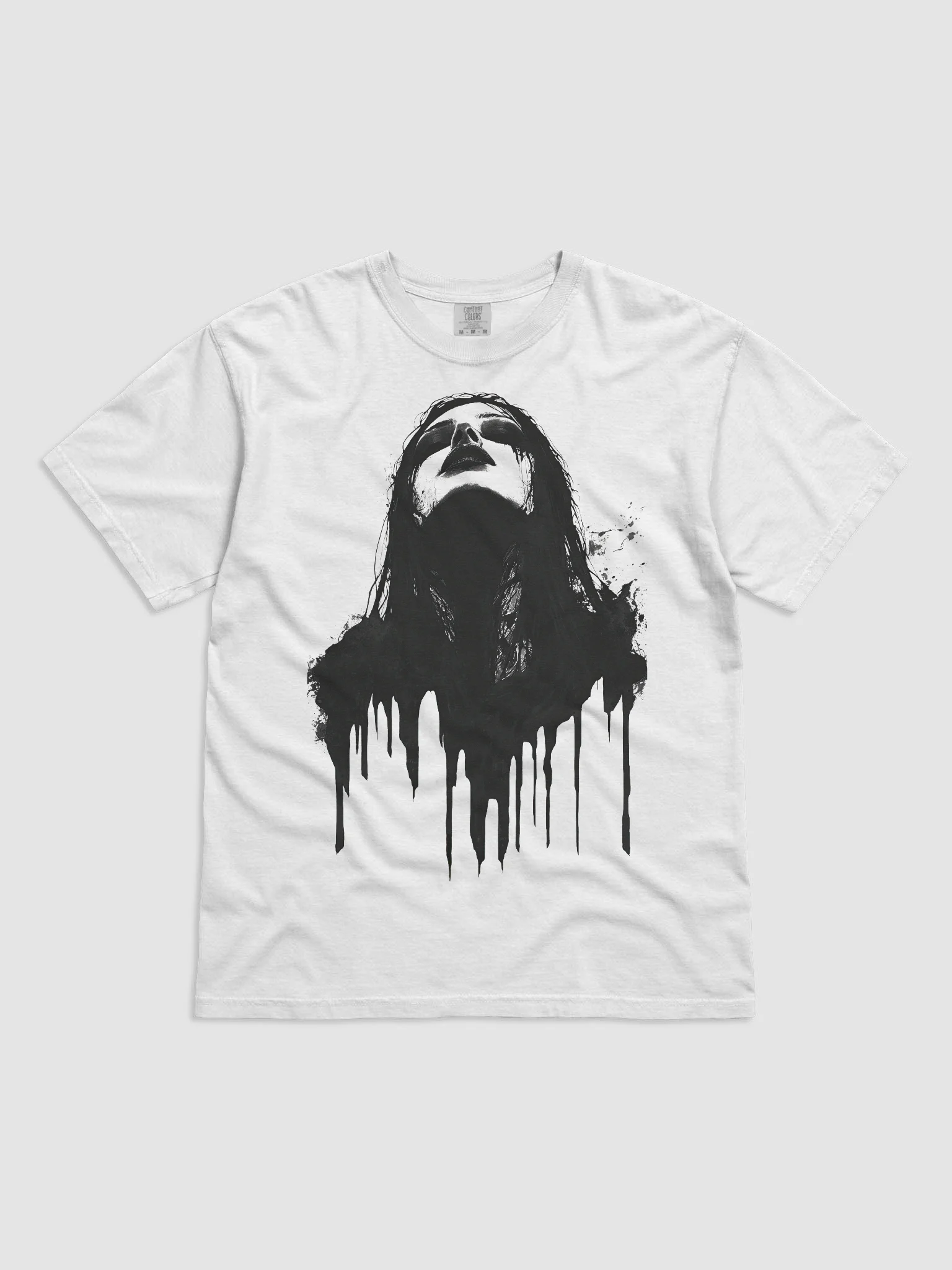 Dripping Dark Saint White Short-Sleeve Graphic T-Shirt product image (1)