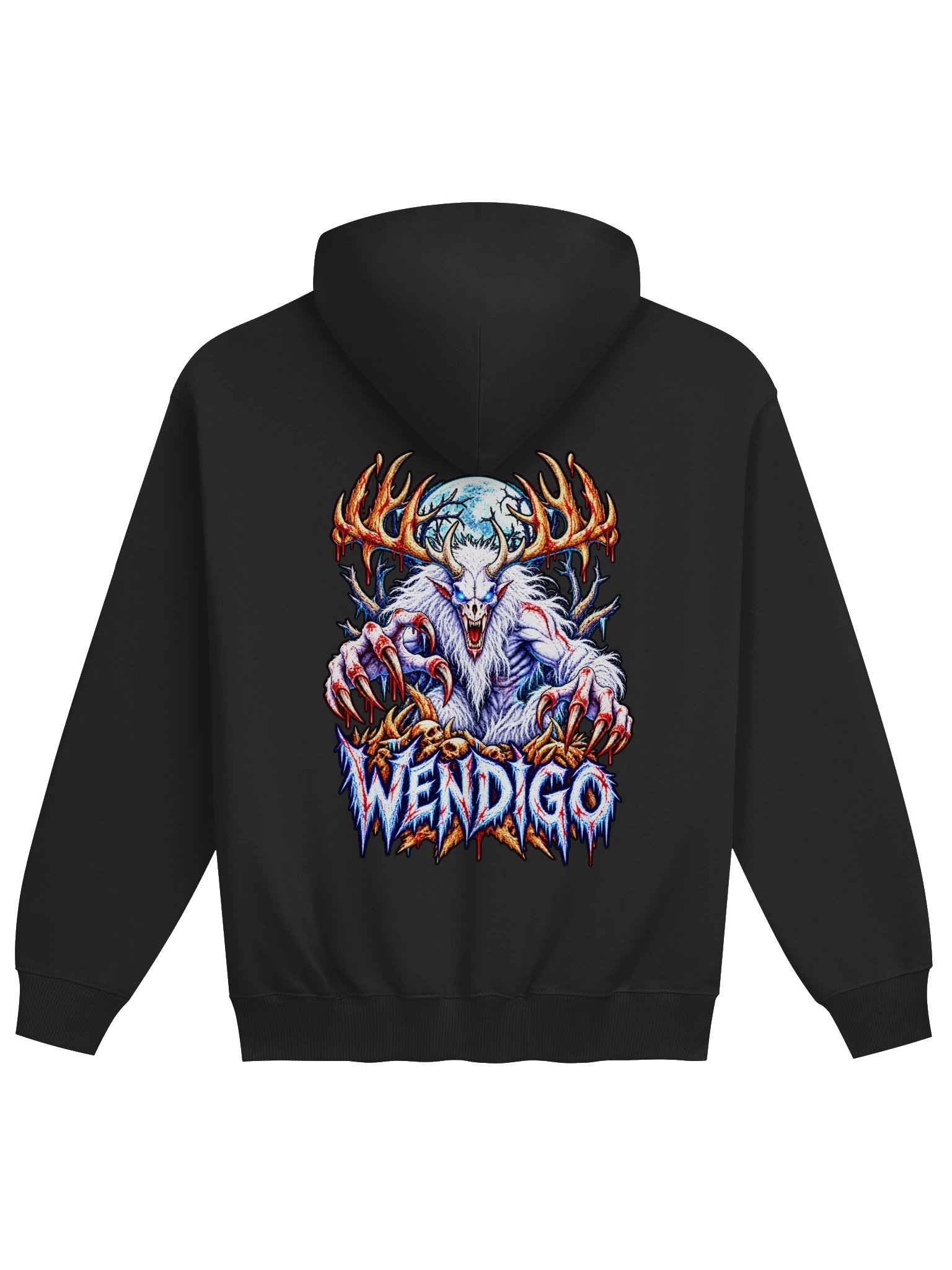 Wendigo: Neon Nightmares – Back Print Hoodie product image (3)