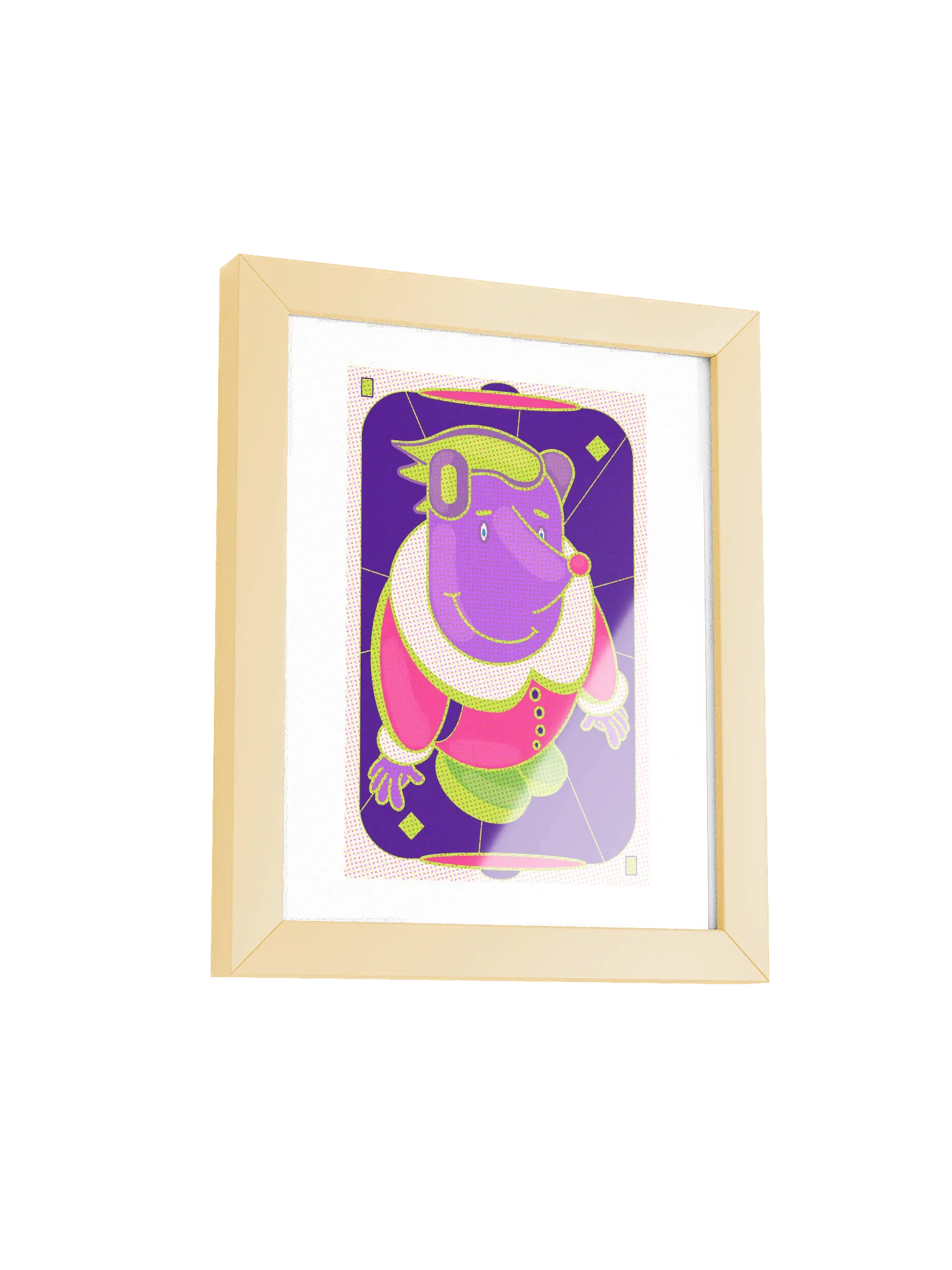 smiling character illustration product image (2)