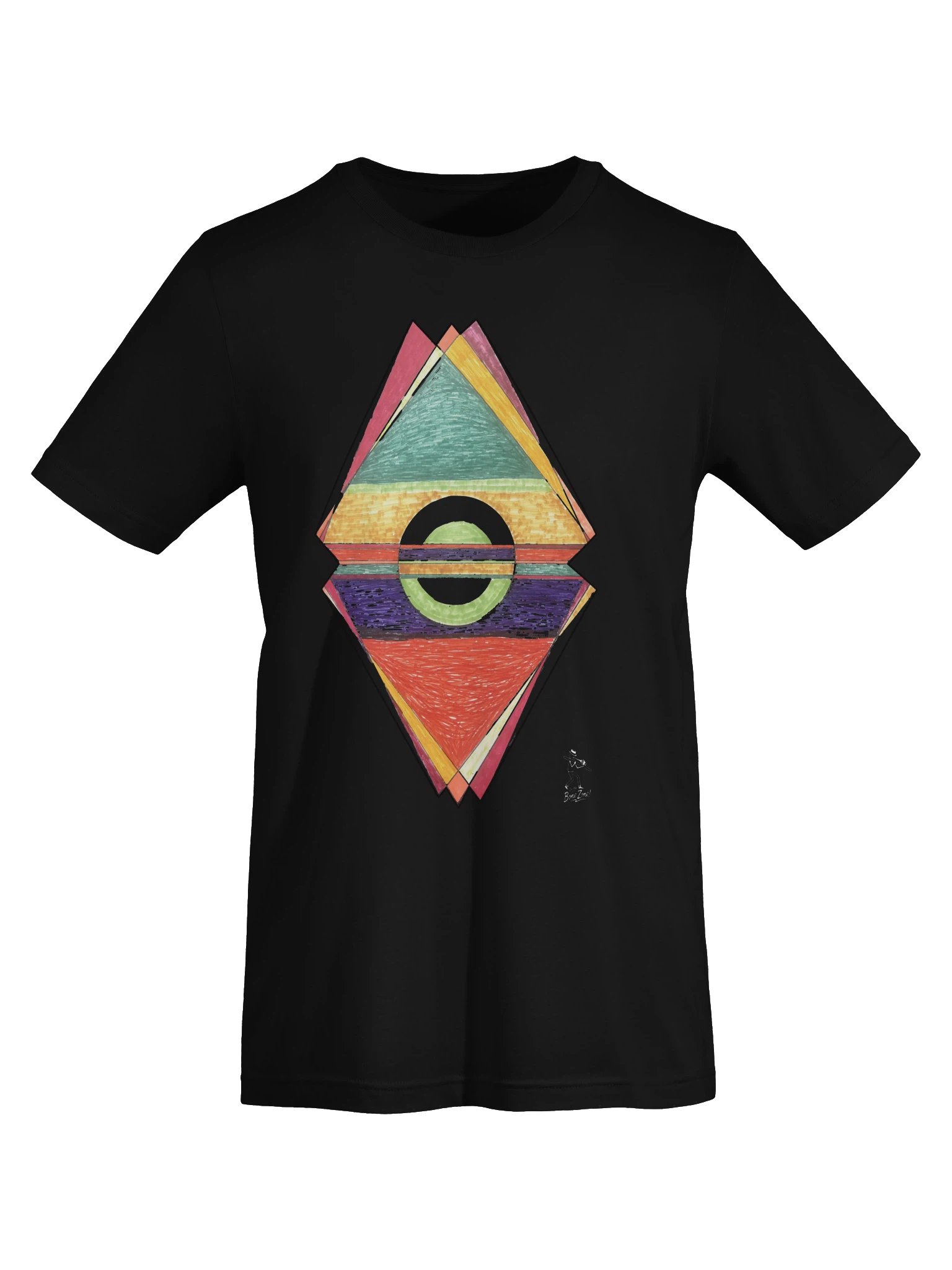 Geometric Diamond T-Shirt In the Bone Zone product image (4)