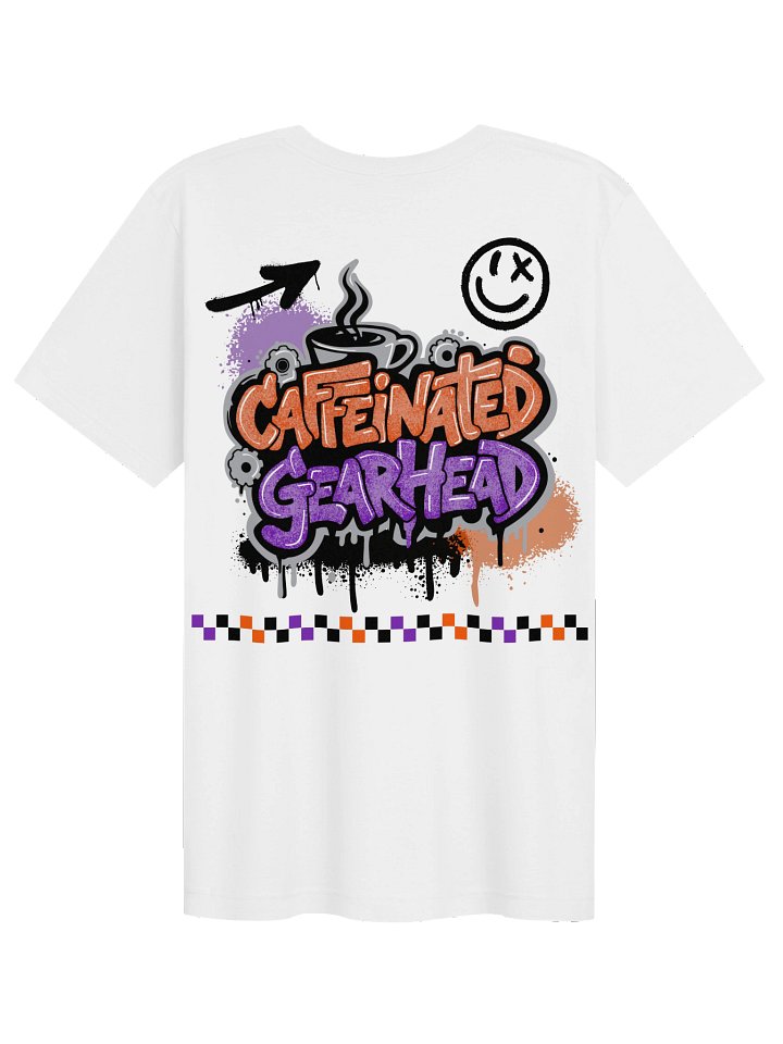 Graffiti Caffeinated Gearhead - T-Shirt product image (1)