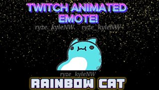 Twitch Animated Emote RAINBOW CAT product image (2)