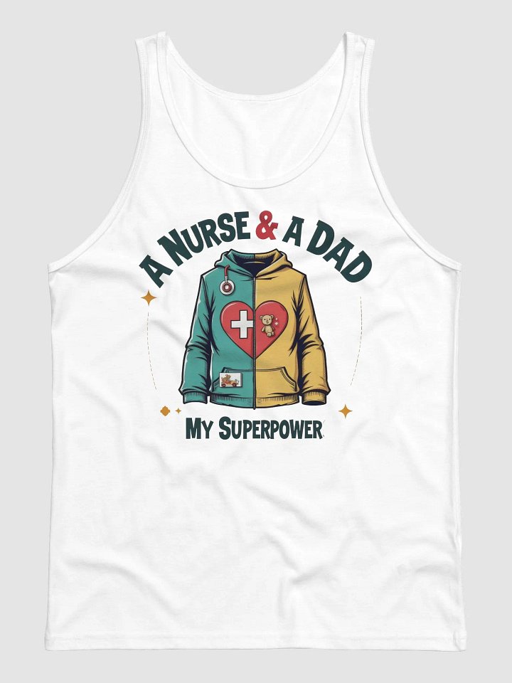 Superhero Nurse & Dad Tank product image (2)