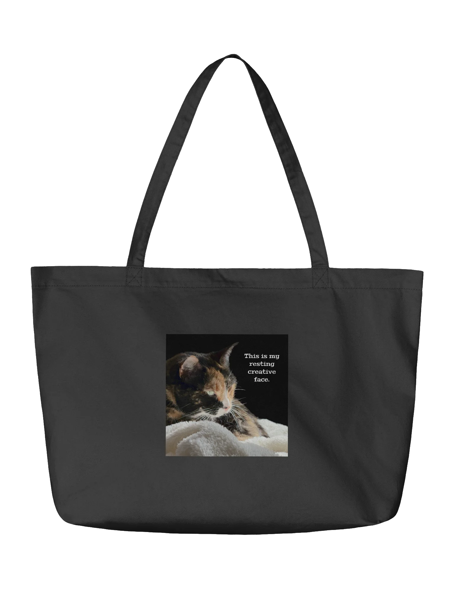 This is my resting creative face. Tote product image (2)