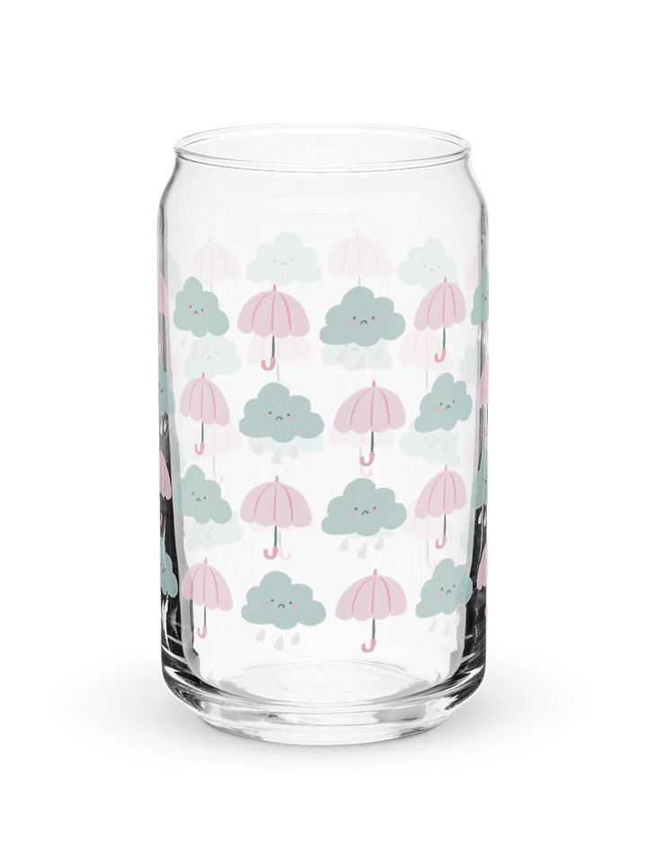 Rainy Day in Pink Glass Tumbler product image (6)