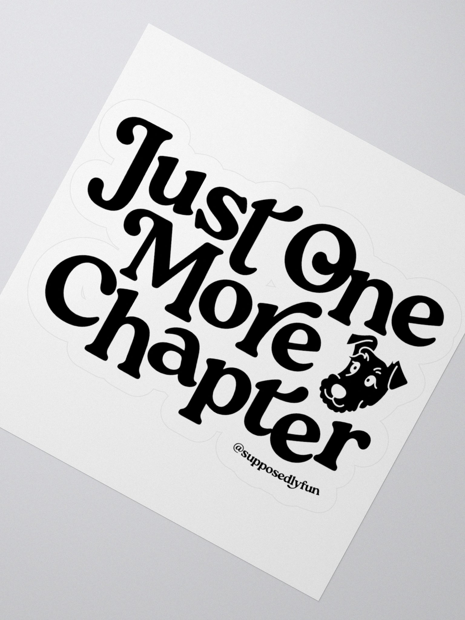 Just One More Chapter Sticker product image (4)