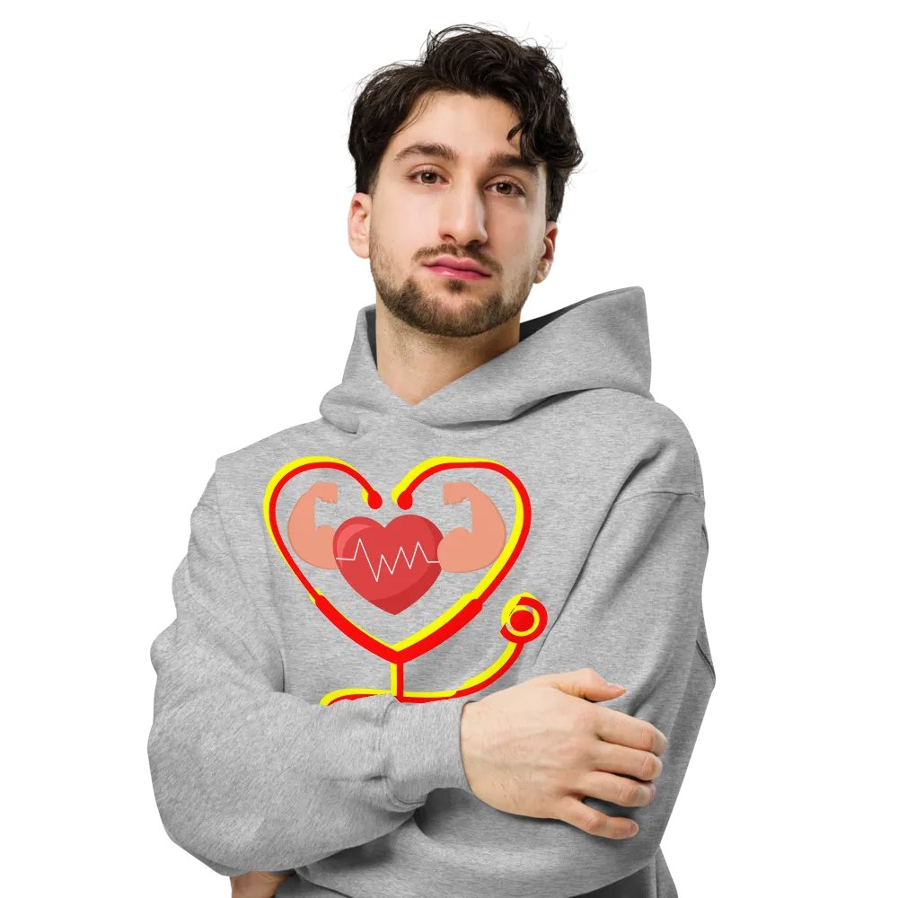 Heartbeat Flex Oversized Hoodie product image (16)