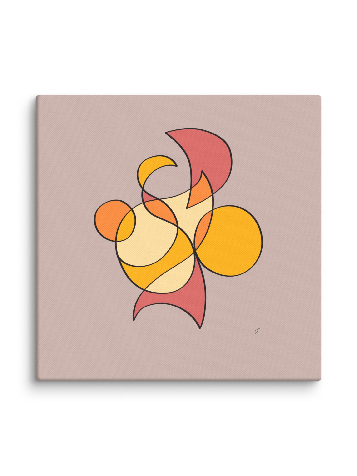 Vibrant Intersections Canvas - Abstract Image No. 6 product image (10)