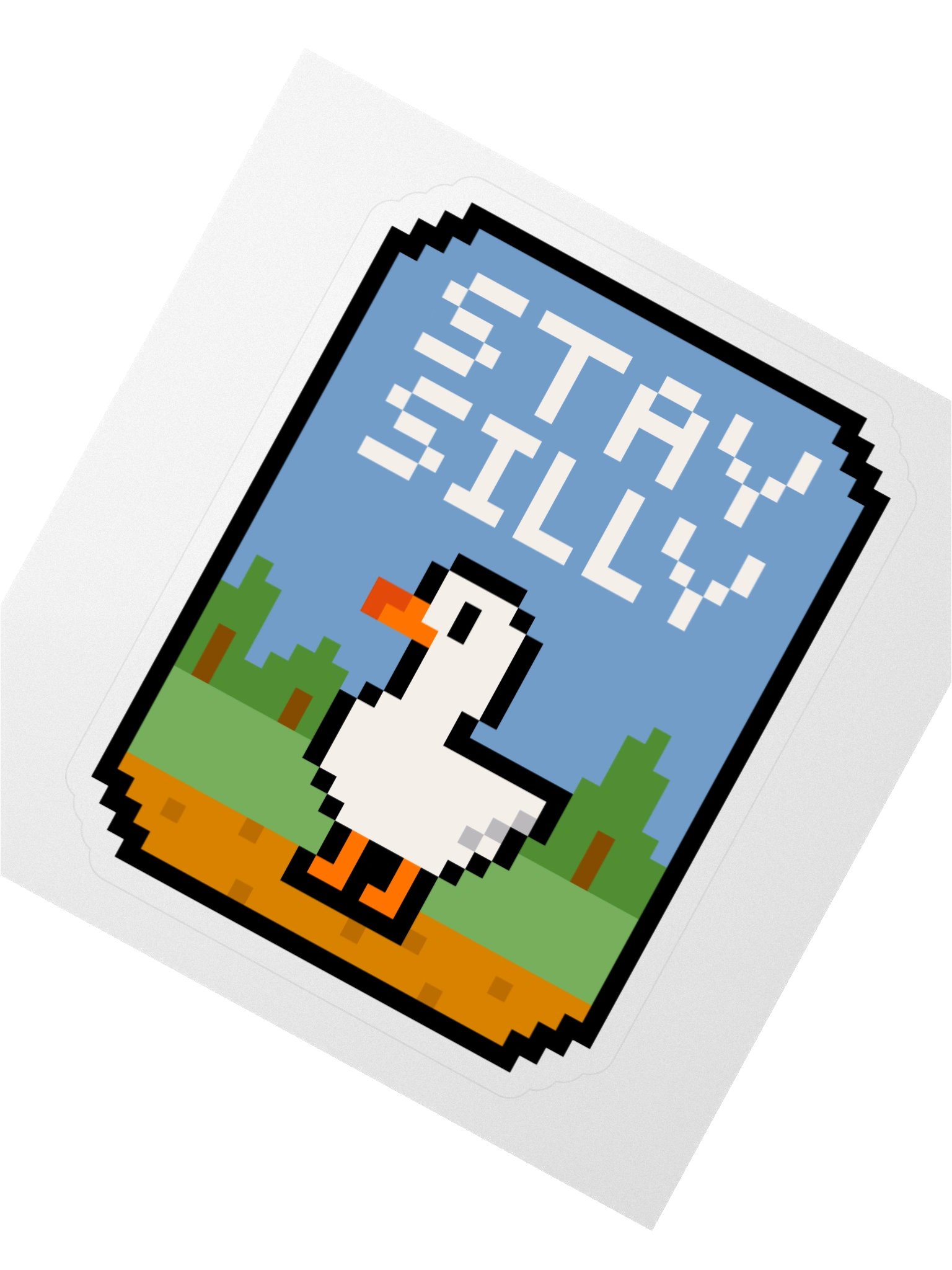 Stay Silly Pixel Sticker product image (2)