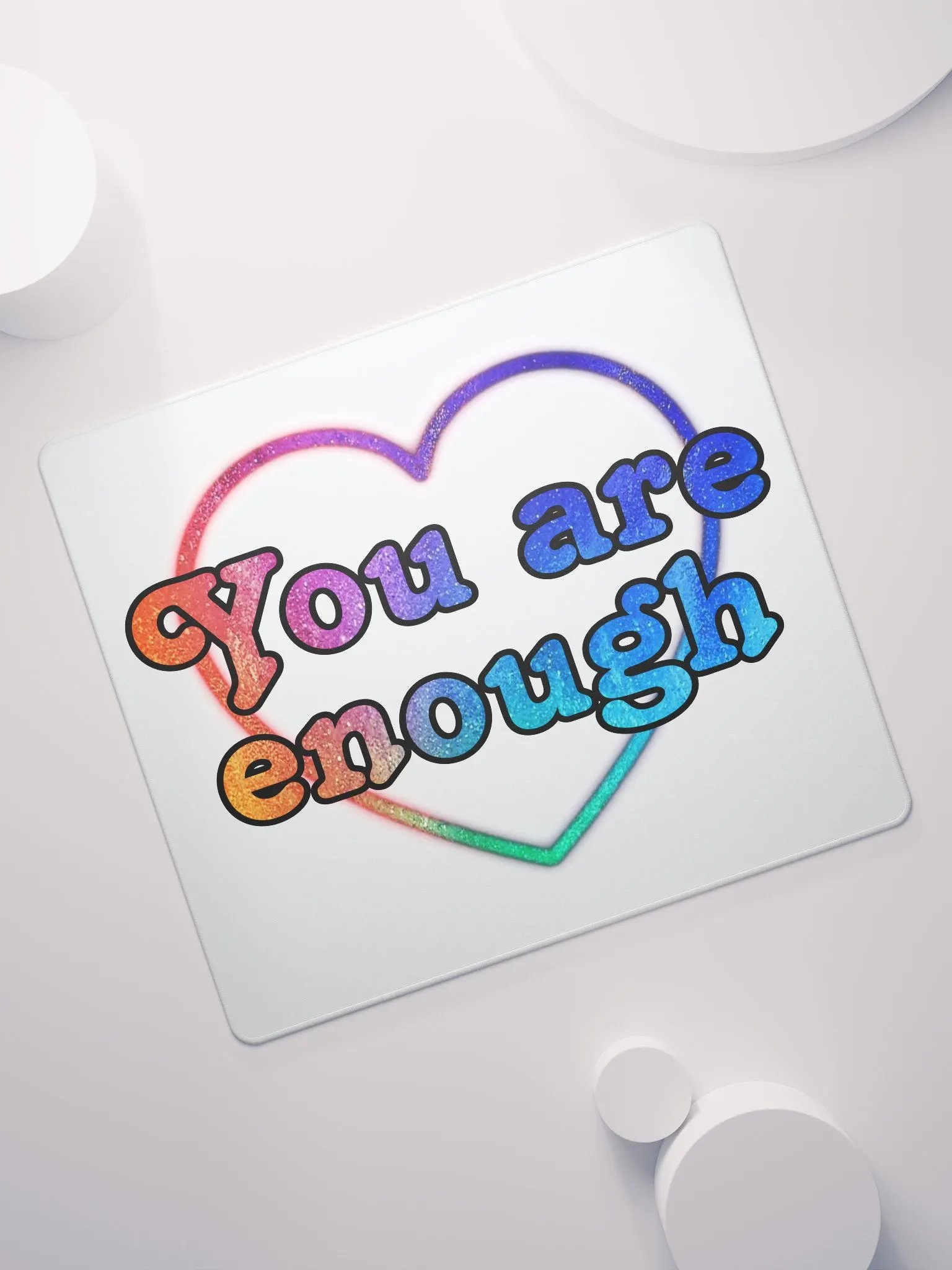 You are enough Gaming Mousepad product image (7)
