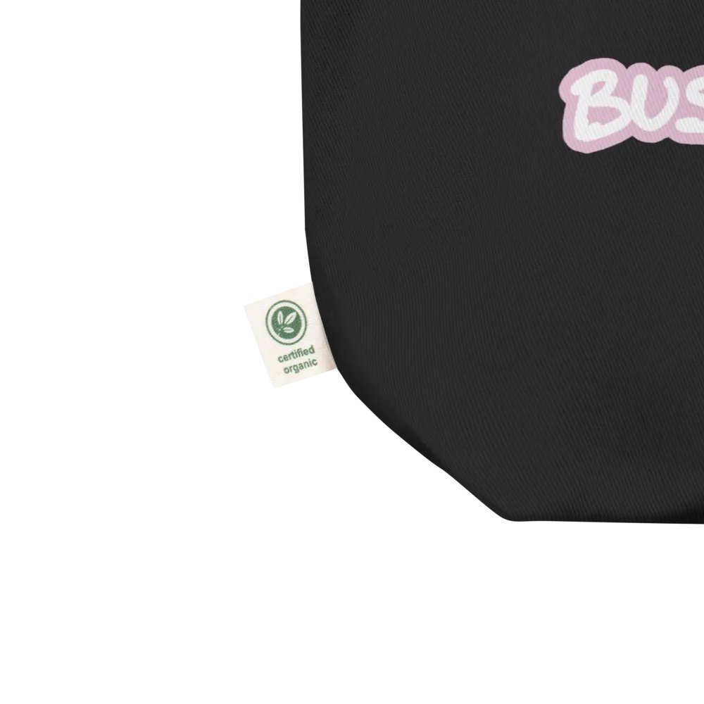 BUSY-BRAINED (lined design, #E1B9CE) tote bag product image (2)