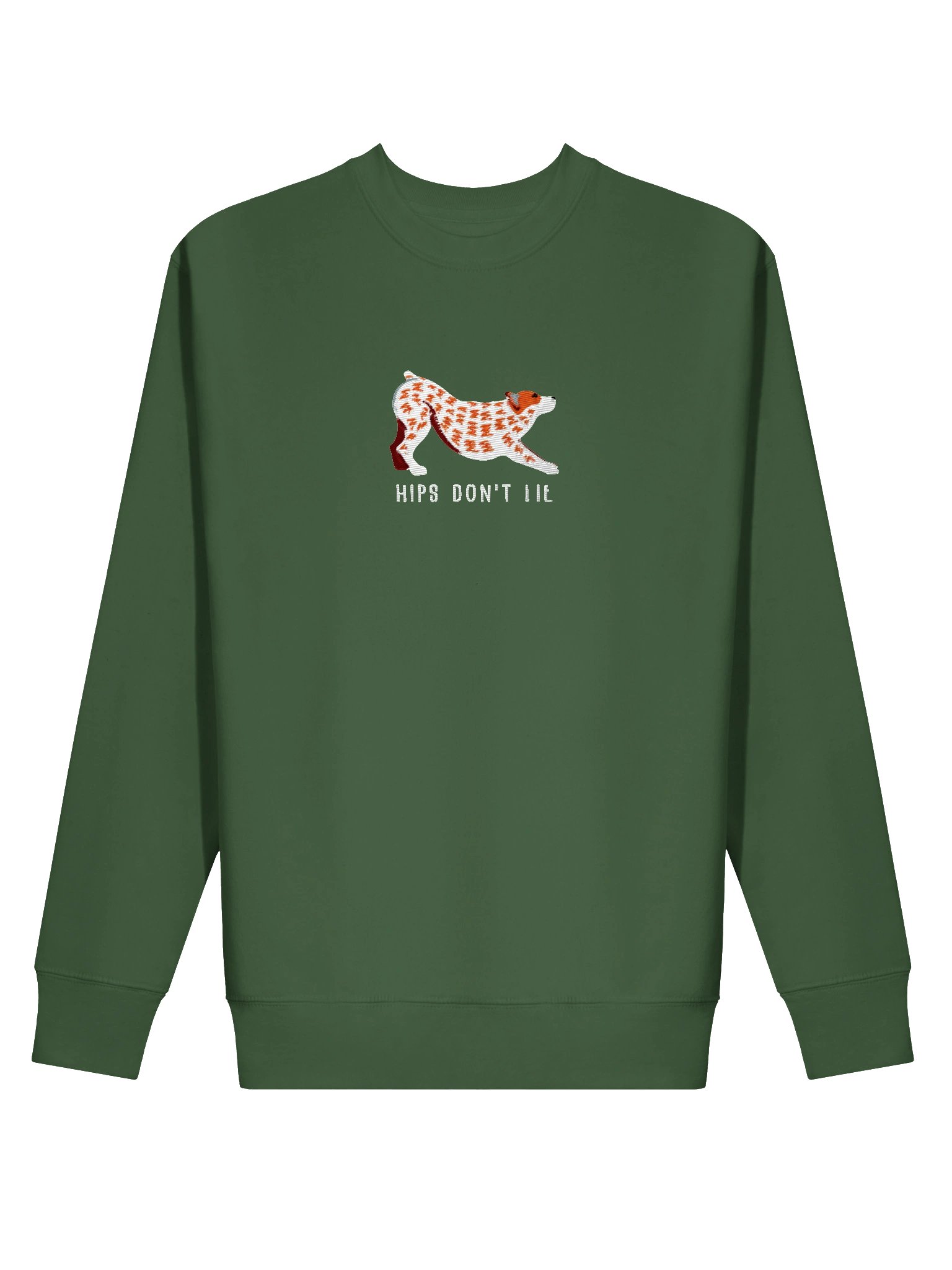 Hips Don't Lie Sweatshirt (Embroidered) of an Australian Cattle Dog(Red Heeler) product image (30)