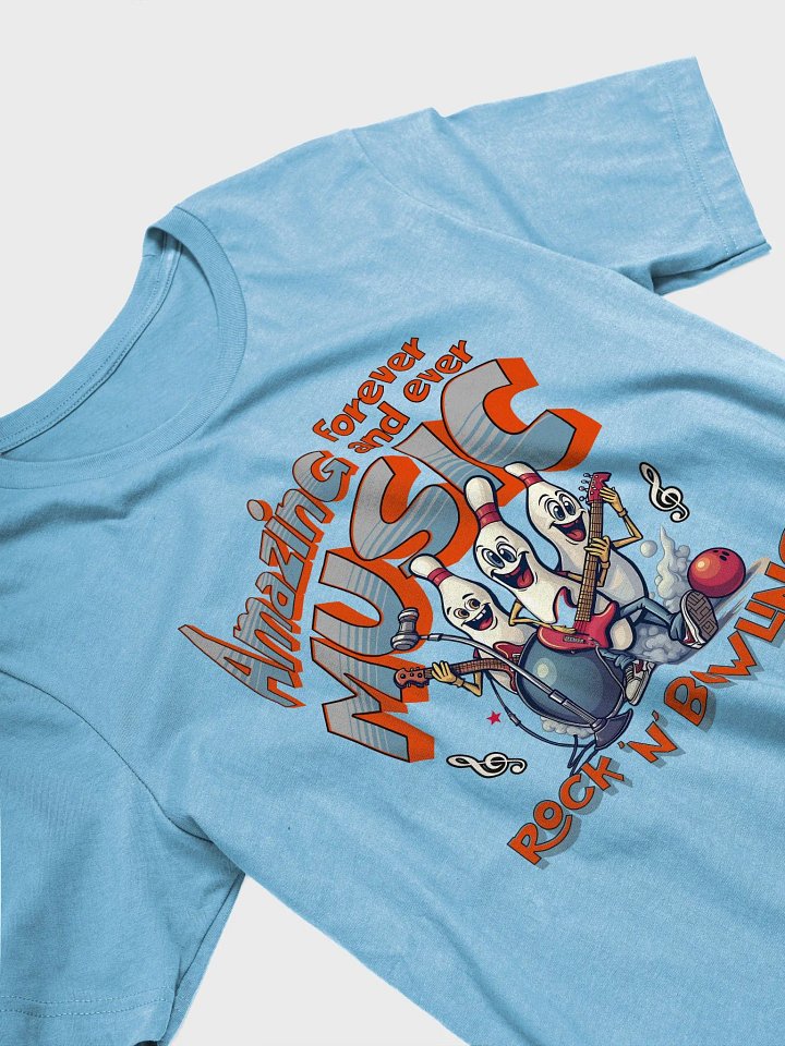 Amazing Music Rock N Bowling Signature Softness Unisex T-Shirt product image (2)