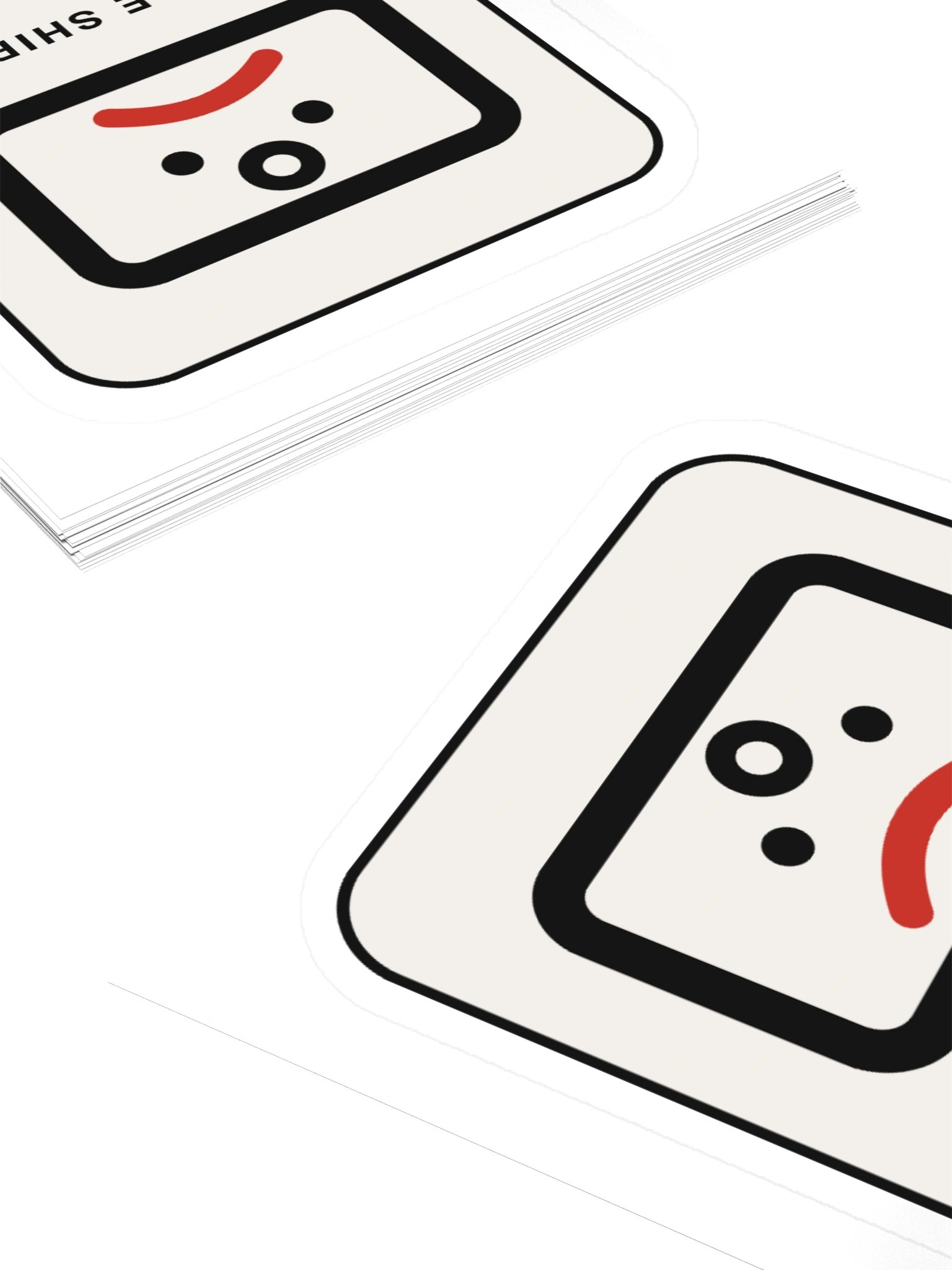 The Tag Sticker — Sad Care-Tag Mark product image (11)