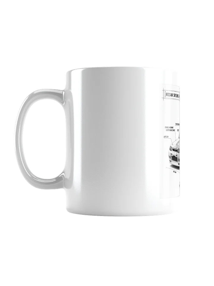 Skyline GT-R R33 Technical Diagram Mug product image (1)