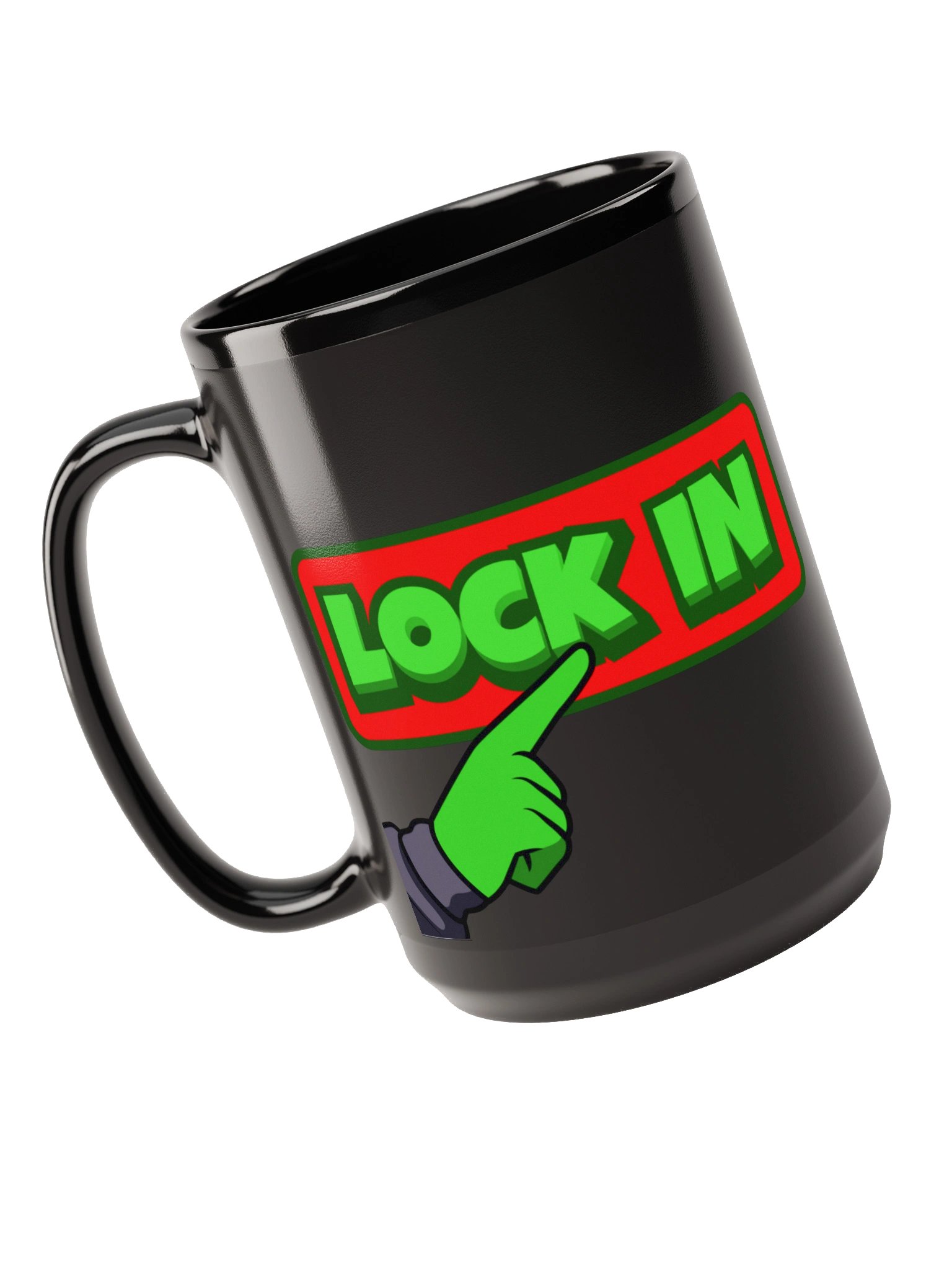 Lock In Mug (Black) product image (5)
